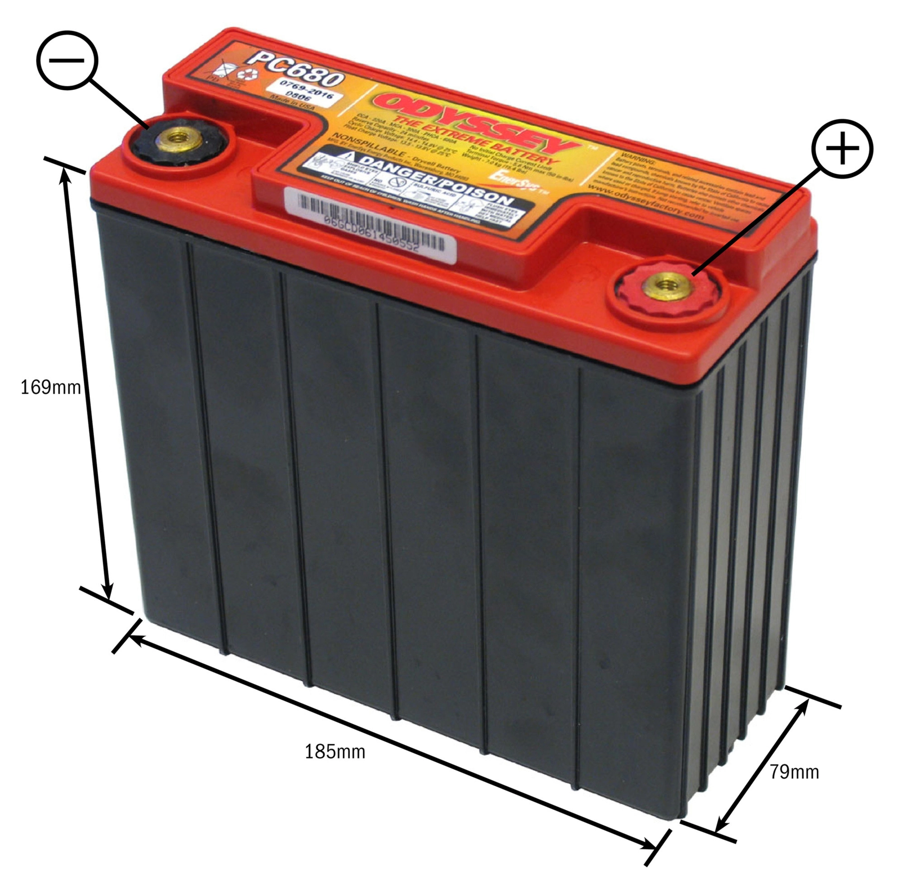 ODYSSEY Hawker Batteries