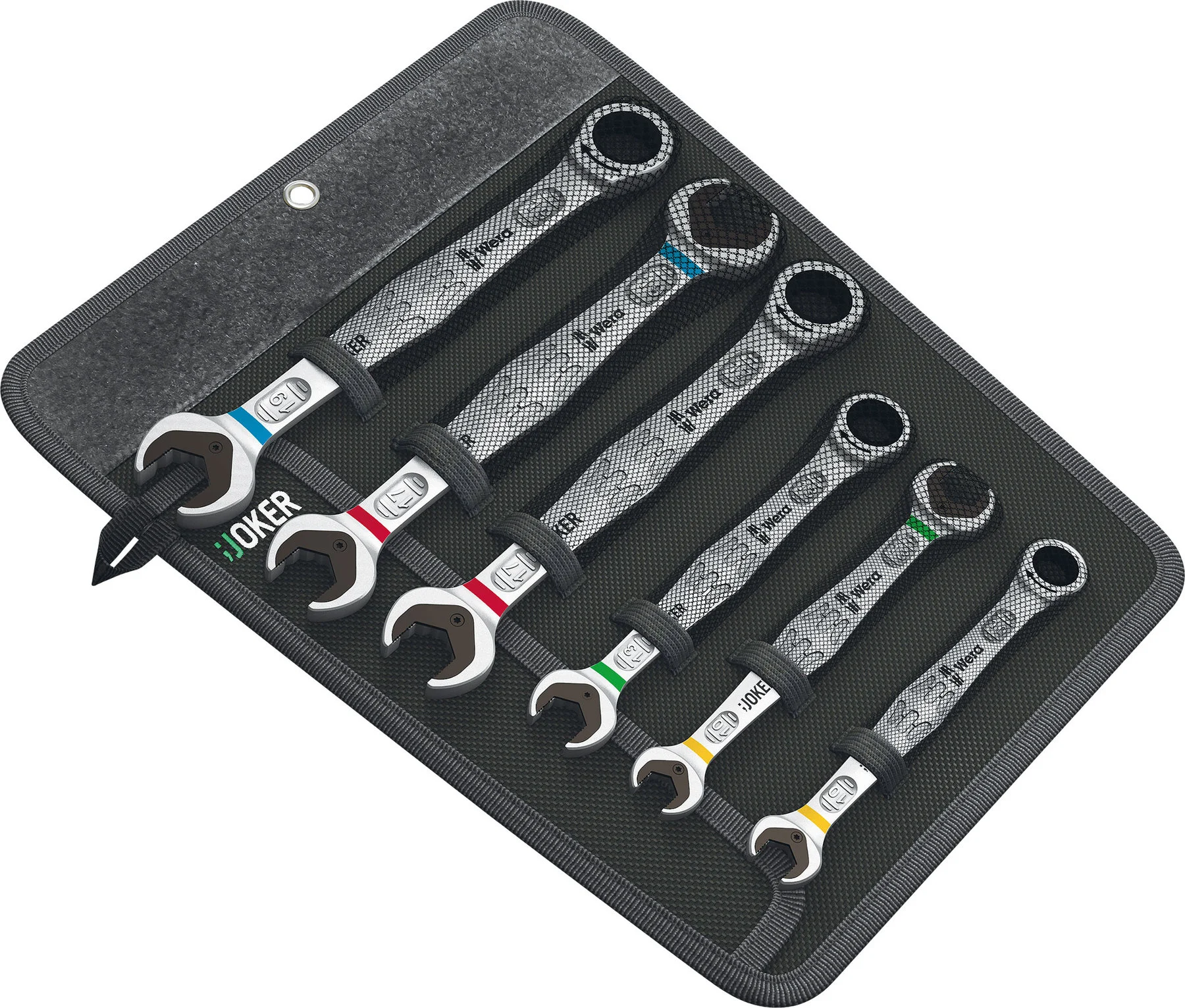 Wera 6003 Joker 11-Piece Combination Wrench Set - Metric In Textile Pouch