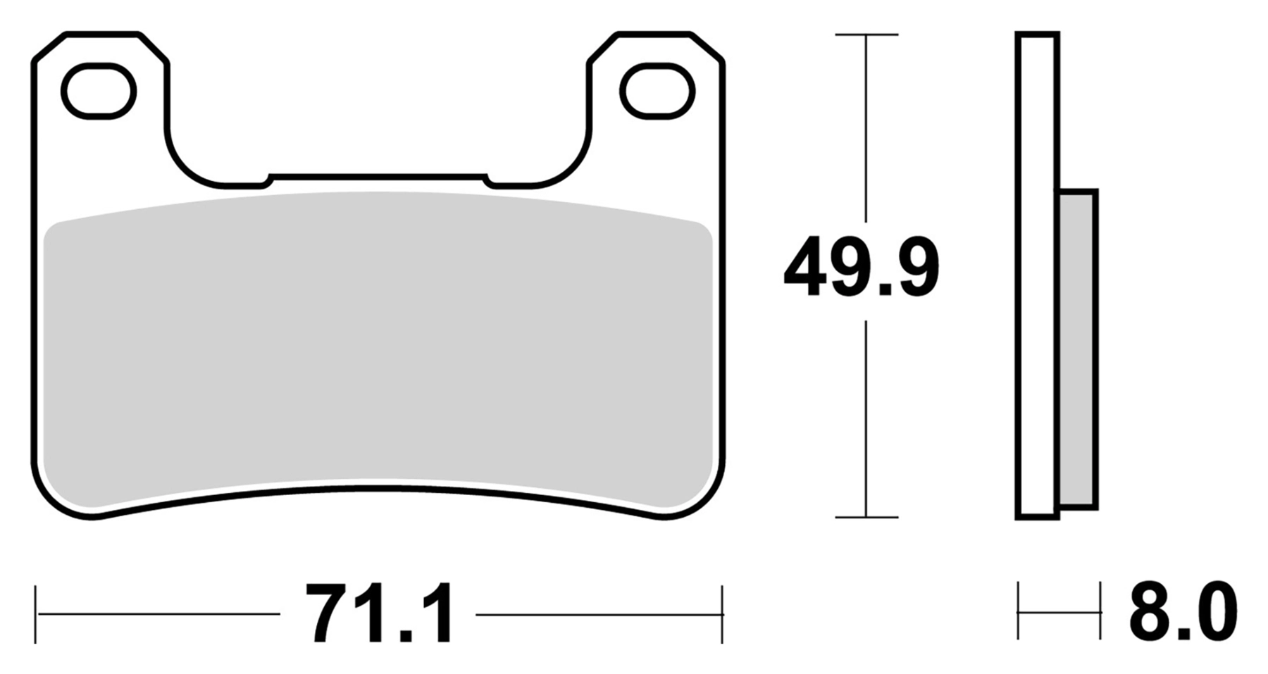 Plaquettes De Frein Metal Fritté
