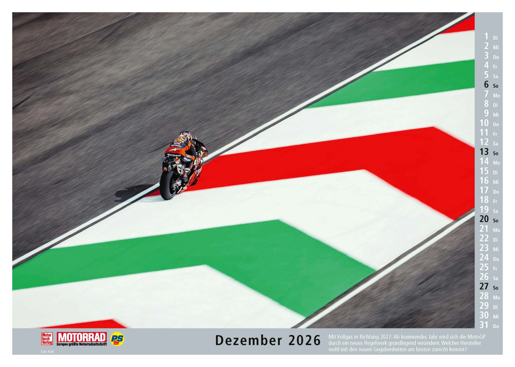 Kalendarz Motocyklowe Grand Prix 26