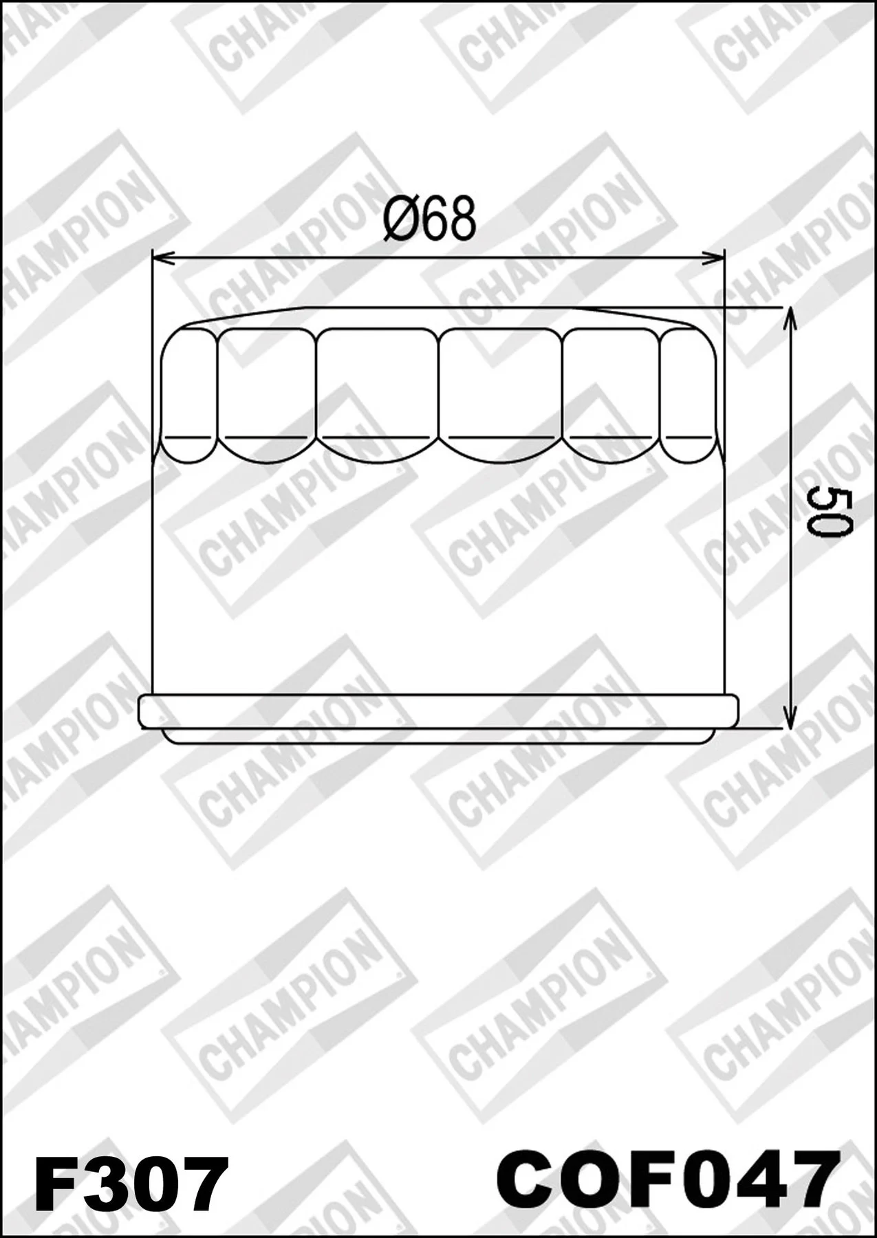 OELFILTER CHAMPION COF047