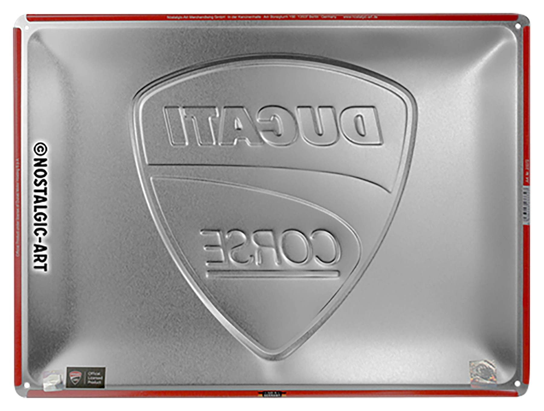PLECH.CEDULE DUCATI CORSE