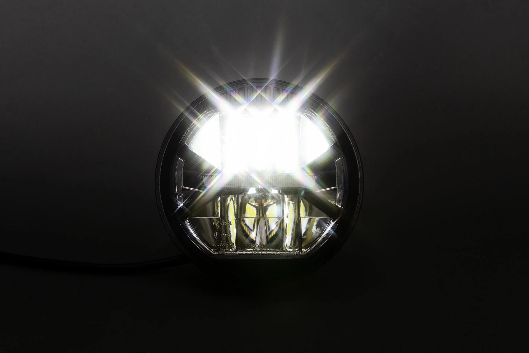 LED headlight + motoism lamp mask