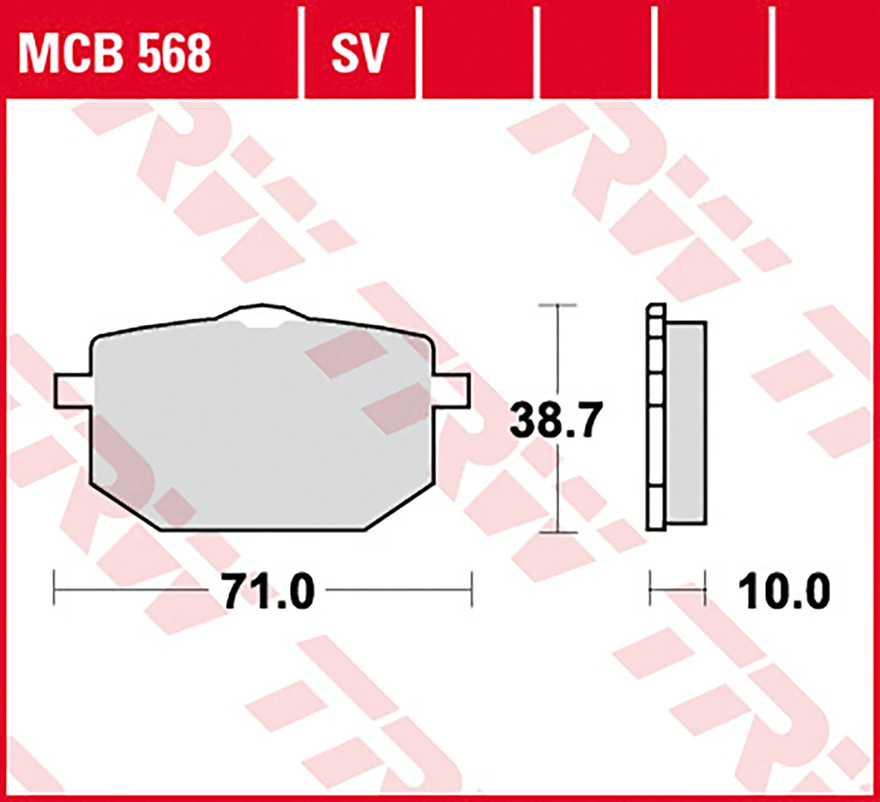 Brakepads Organic