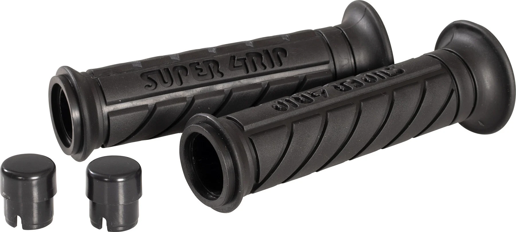 Poignées Moto Cross 125cc - Noir/Bleu - Pour Guidon 7/8" (22/24 Mm) - TPE Haute Densité, Antidérapantes