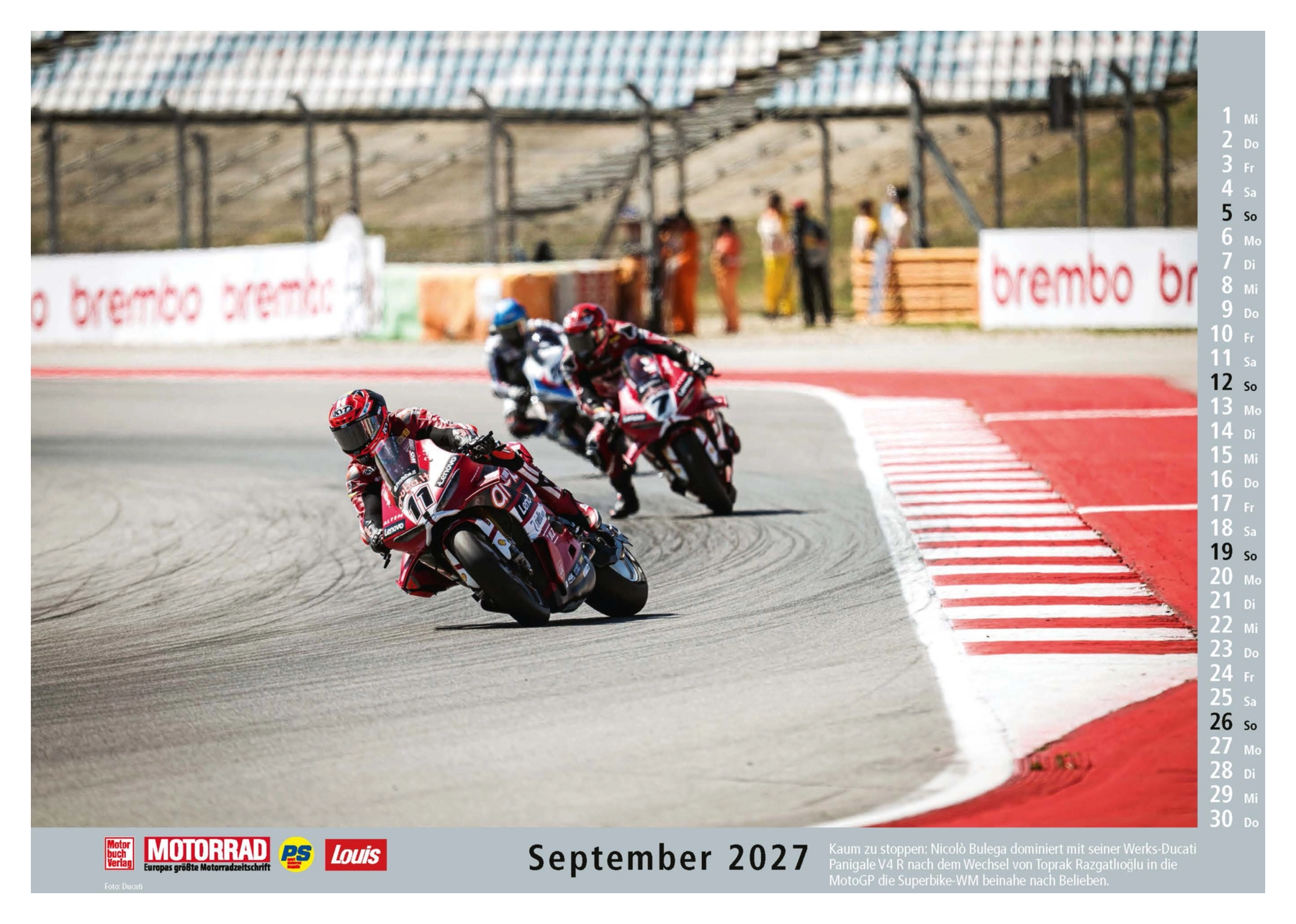 Calendrier Moto 2027