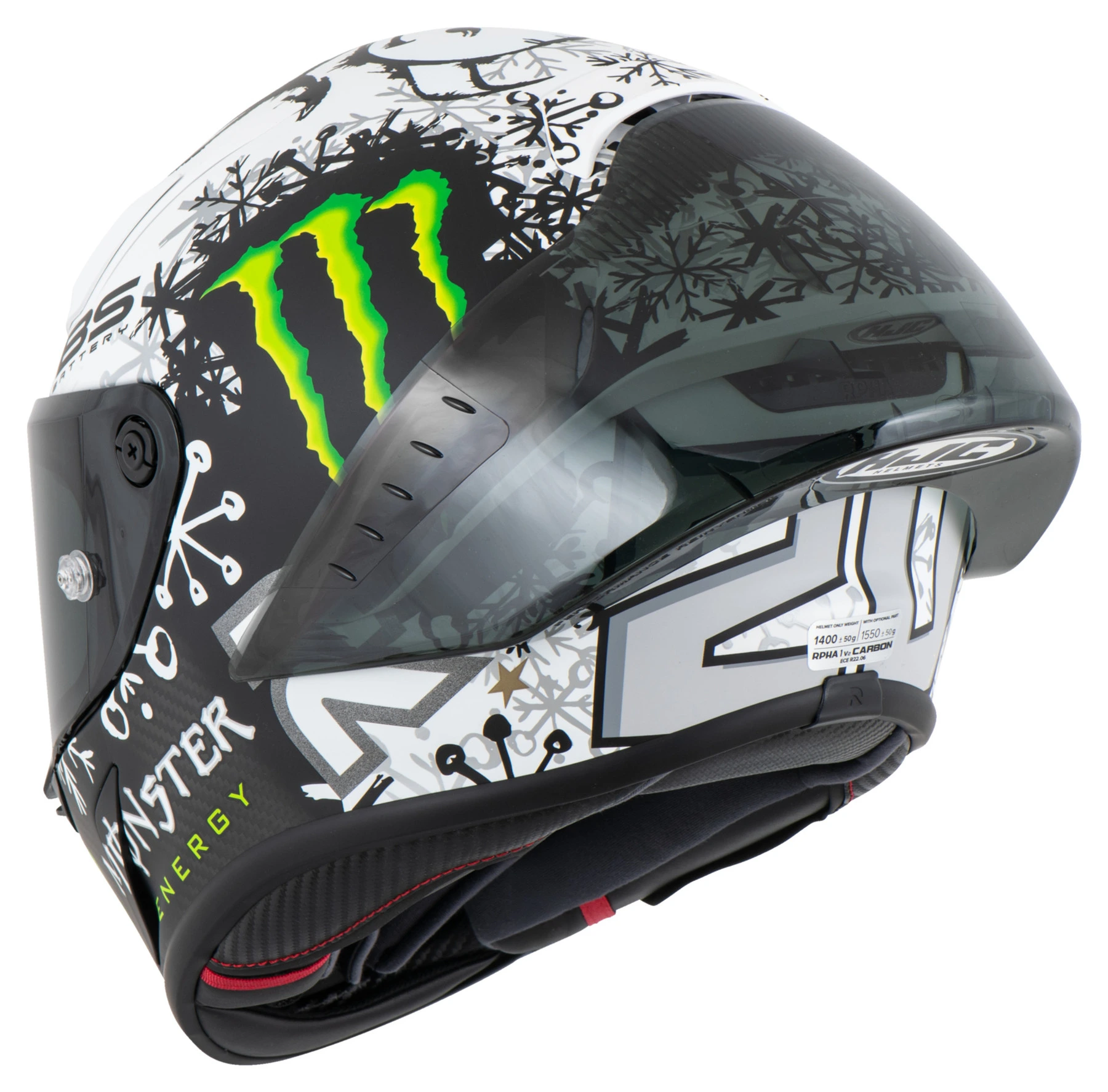 HJC RPHA 1 V2 Carbon Snow.Diab. MC10SF low-cost | Louis 🏍️