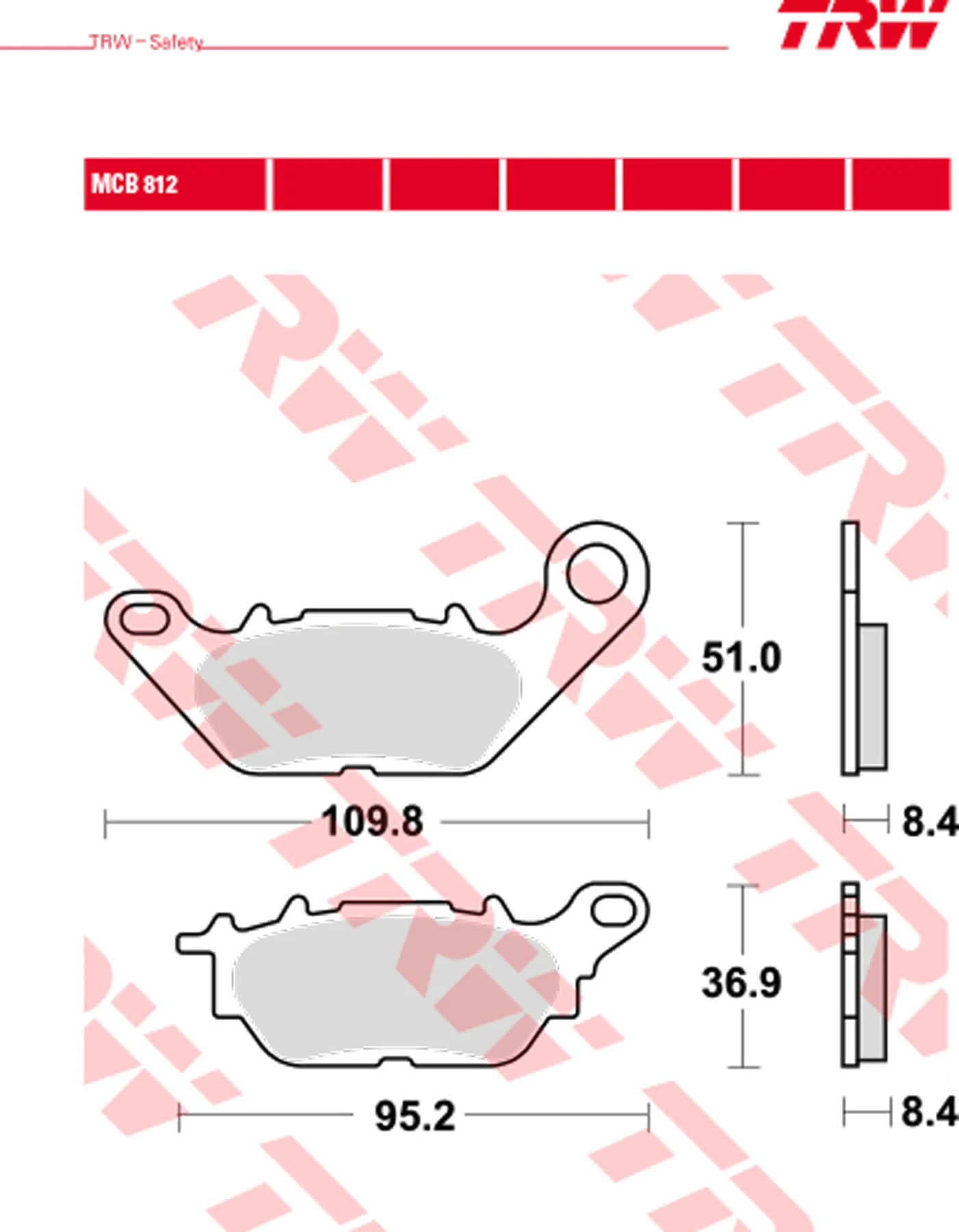 Brakepads Organic