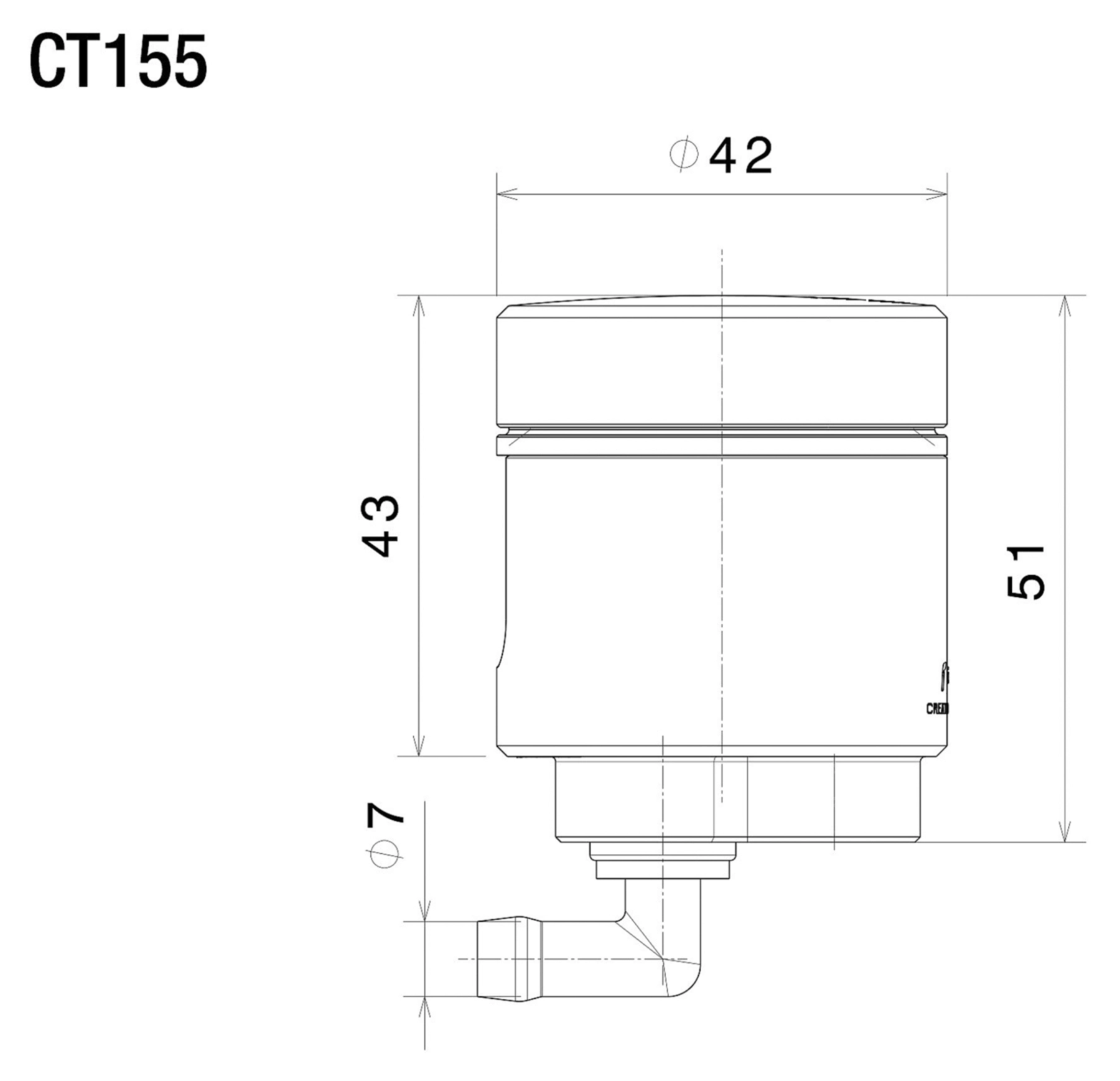 Clutch compensation reservoir, NOTCH