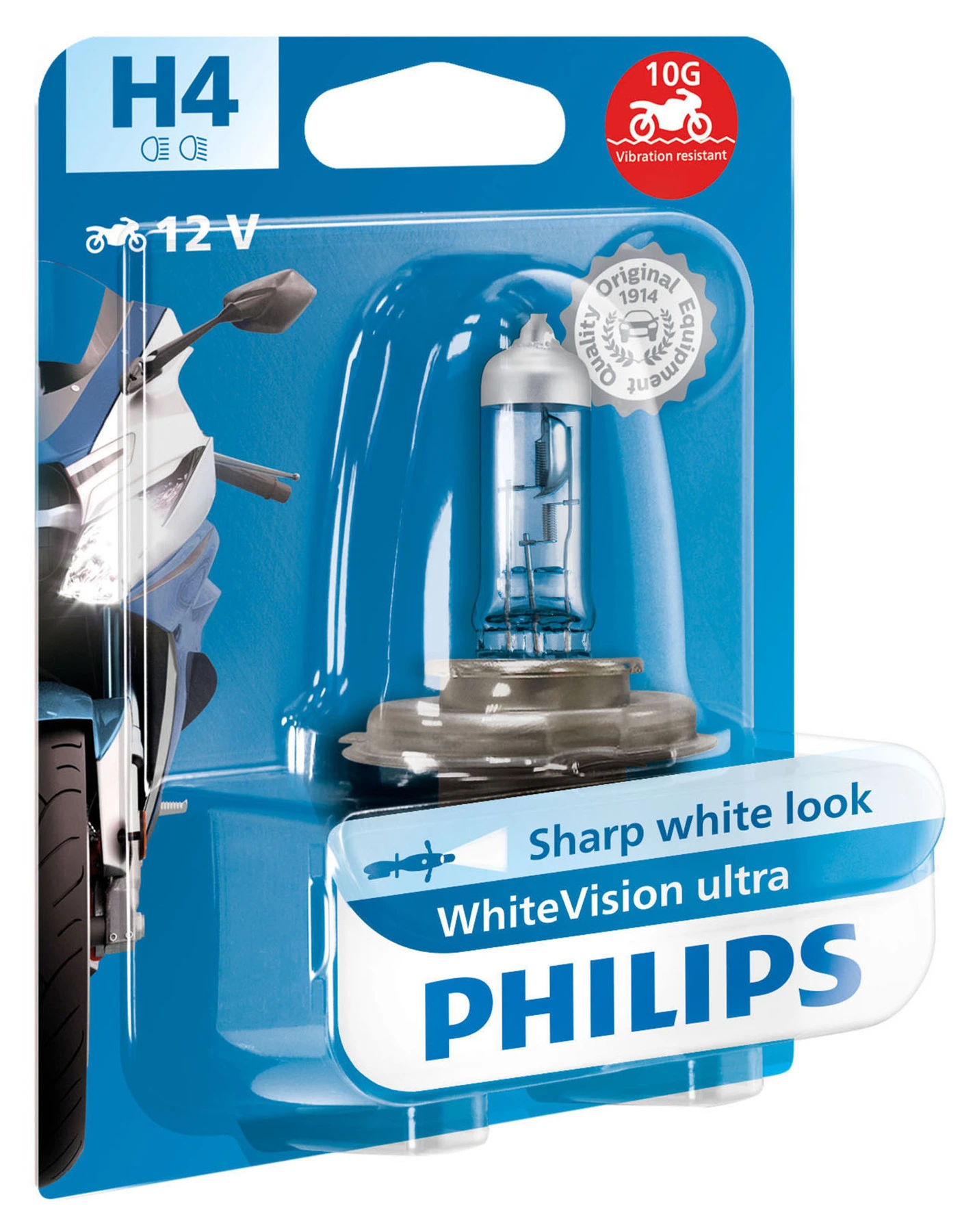 Philips WHITEVISION ULTRA MOTO H4 60 55W low cost Louis