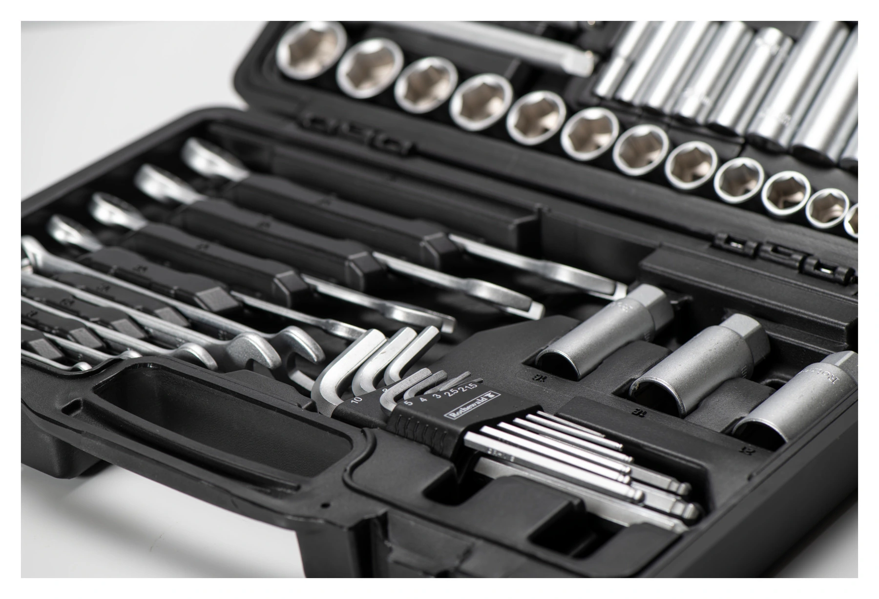 Tool set 92 pieces, metric
