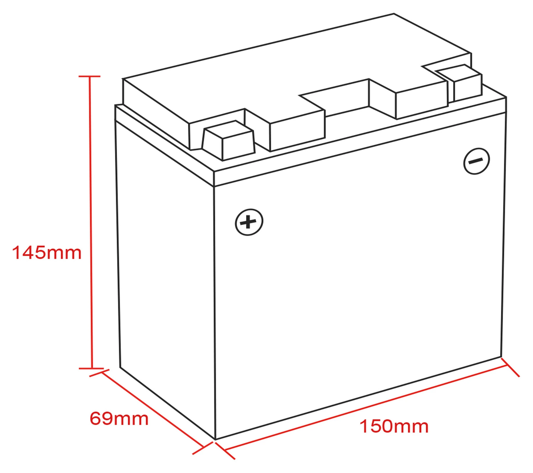 Batterie Au Gel, Rempliée Et Fermée