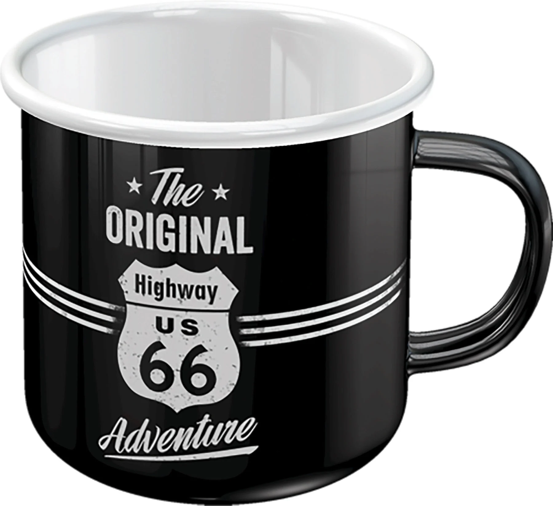 Emaljmugg Route 66