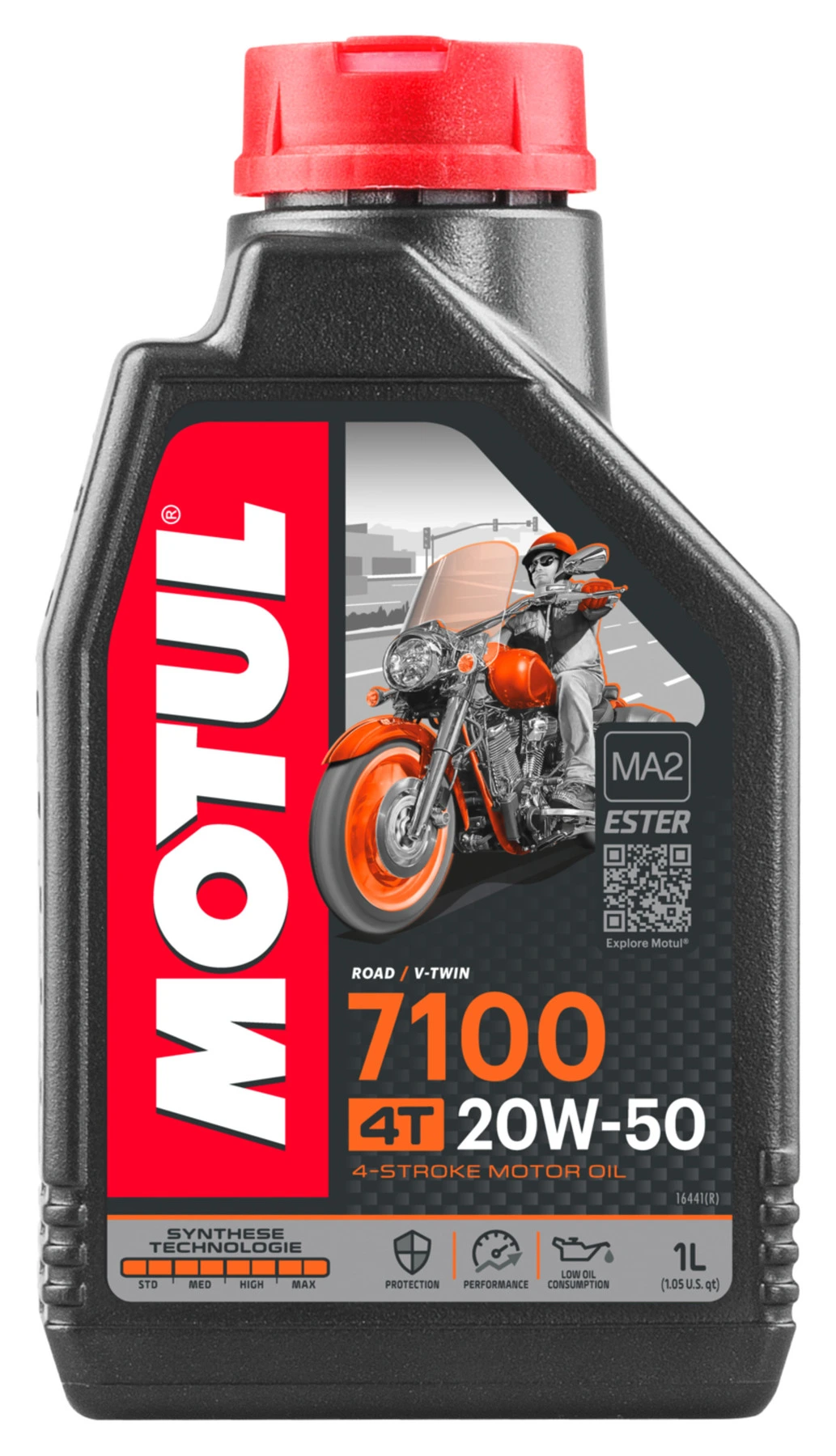 7100 4T Engine Oil SAE 20W-50, 1 Liter