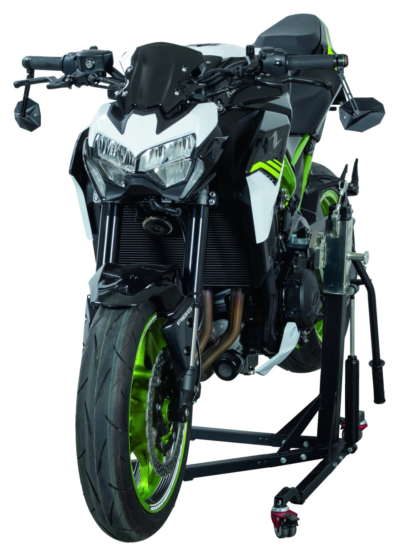 central motorcycle jack