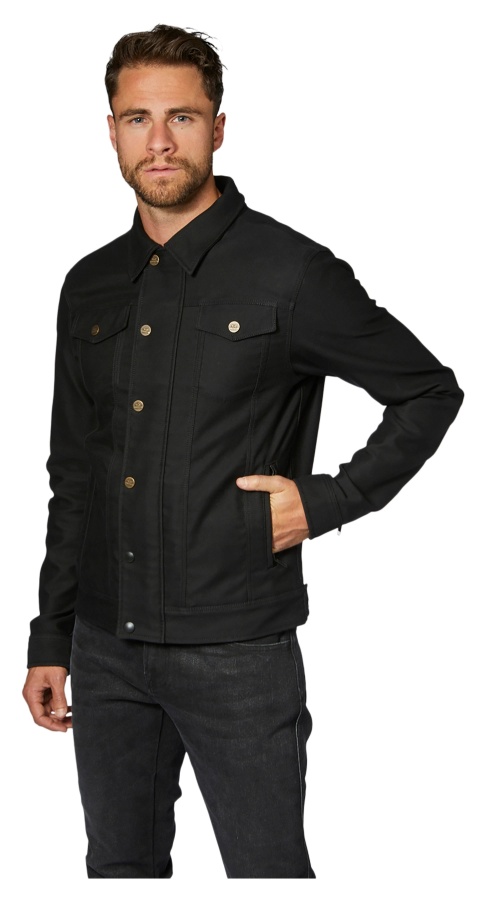 Black Jacket Motorcykel Modell 2023