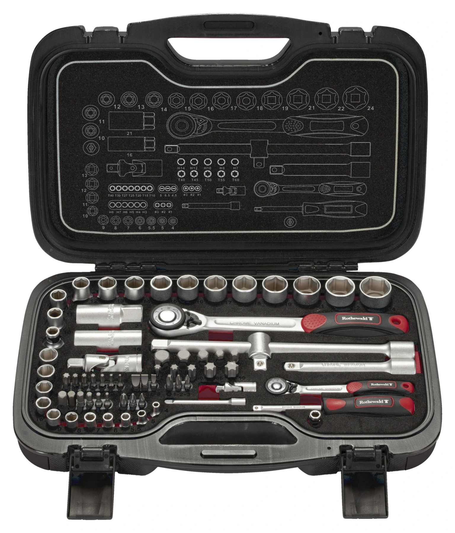 Socket Wrench Set, 69-Piece