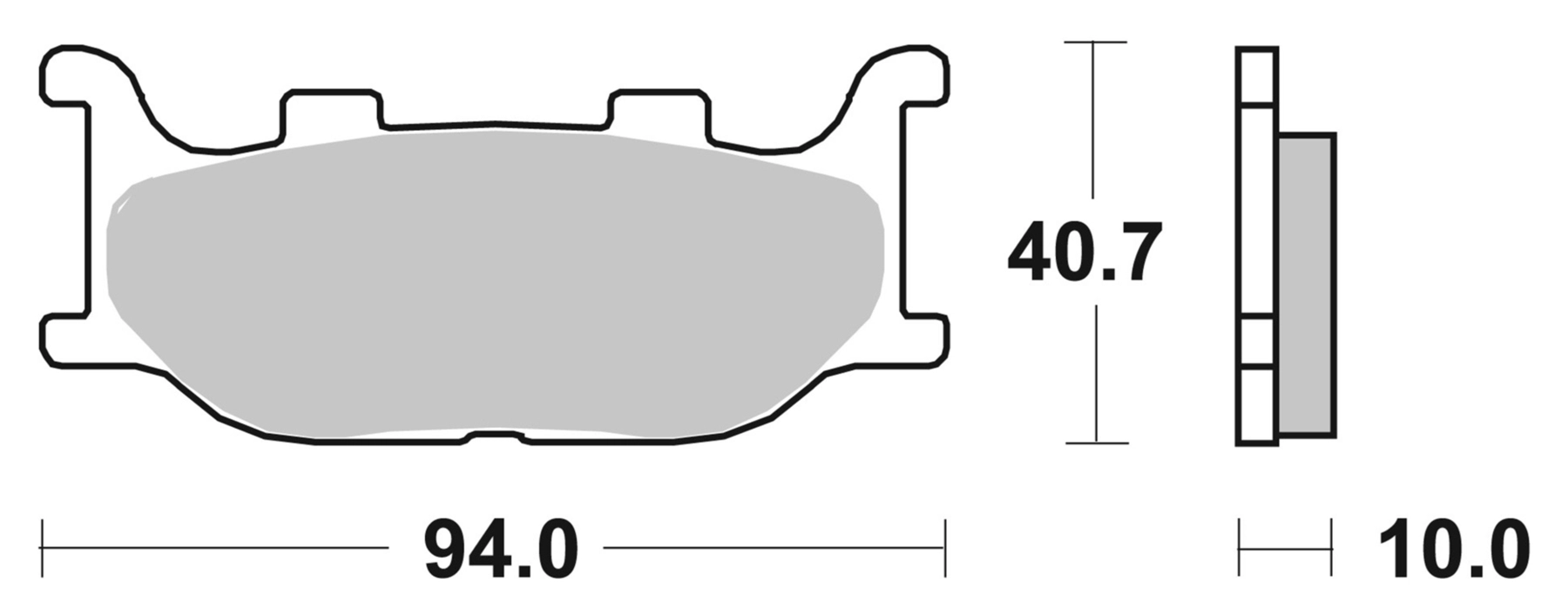 Plaquettes De Frein Metal Fritté