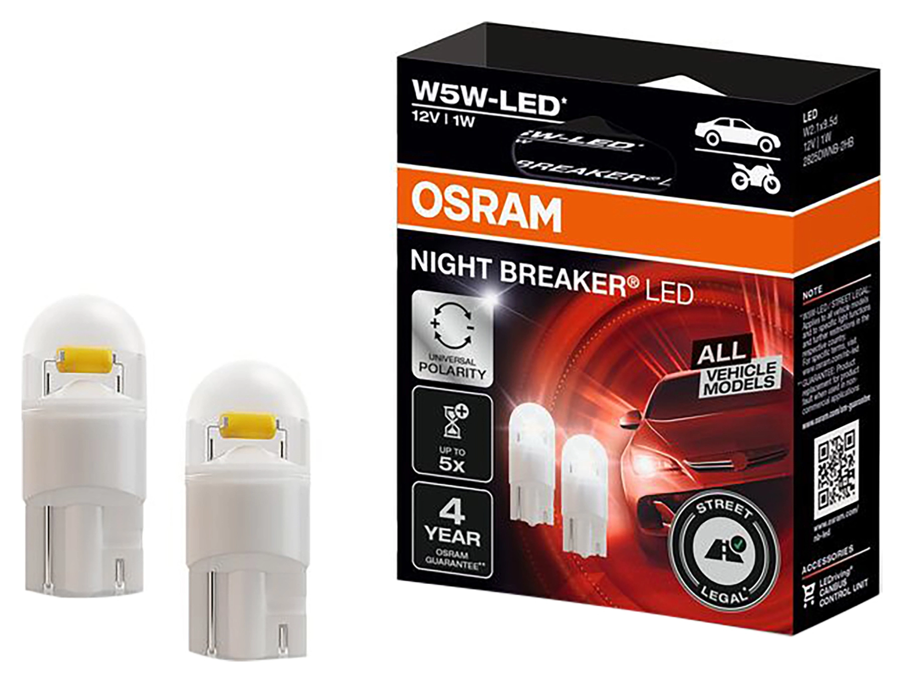 Night Breaker LED-Lampe W5W
