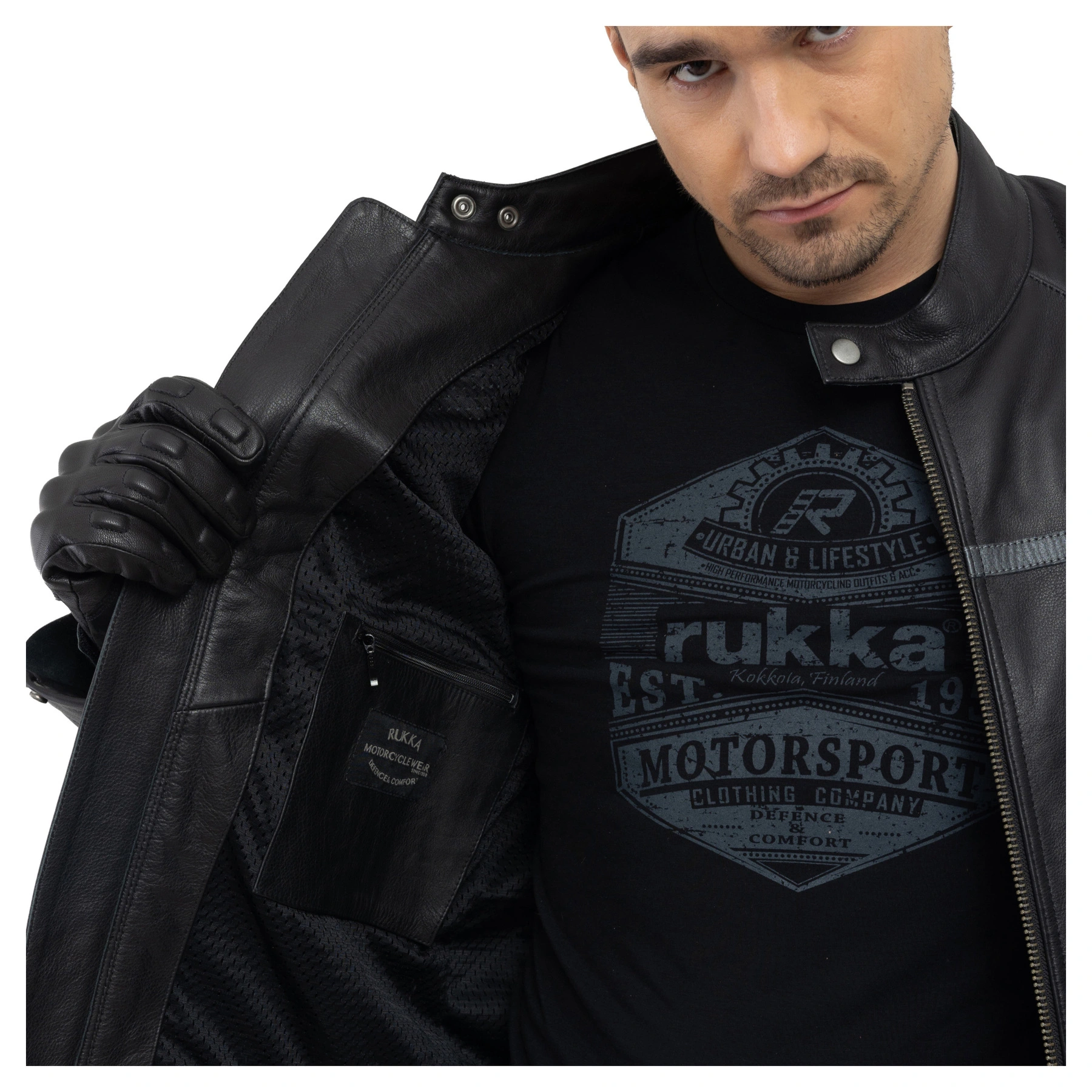 Yorkton Herrenlederjacke