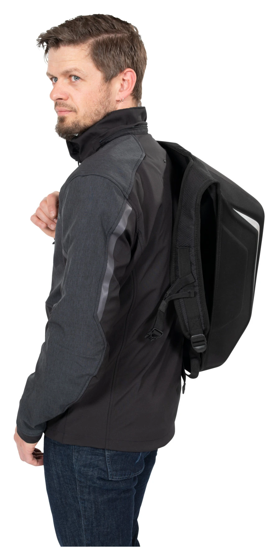 Hard Shell Rugzak Zwart