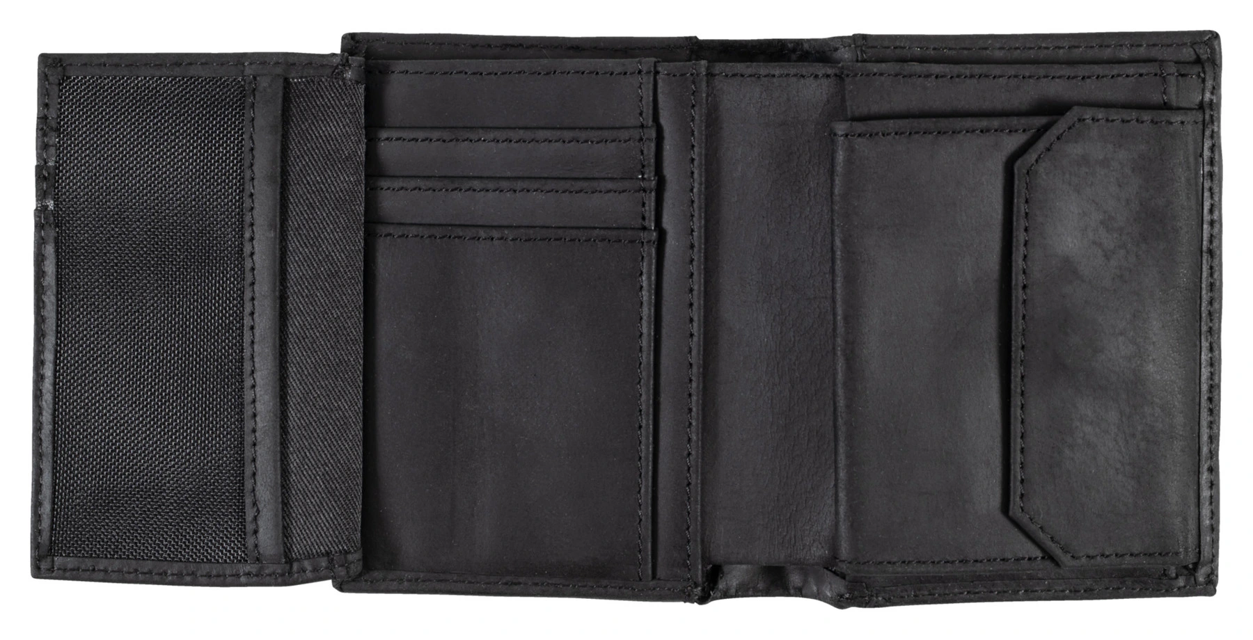 Porte-monnaie en cuir noir