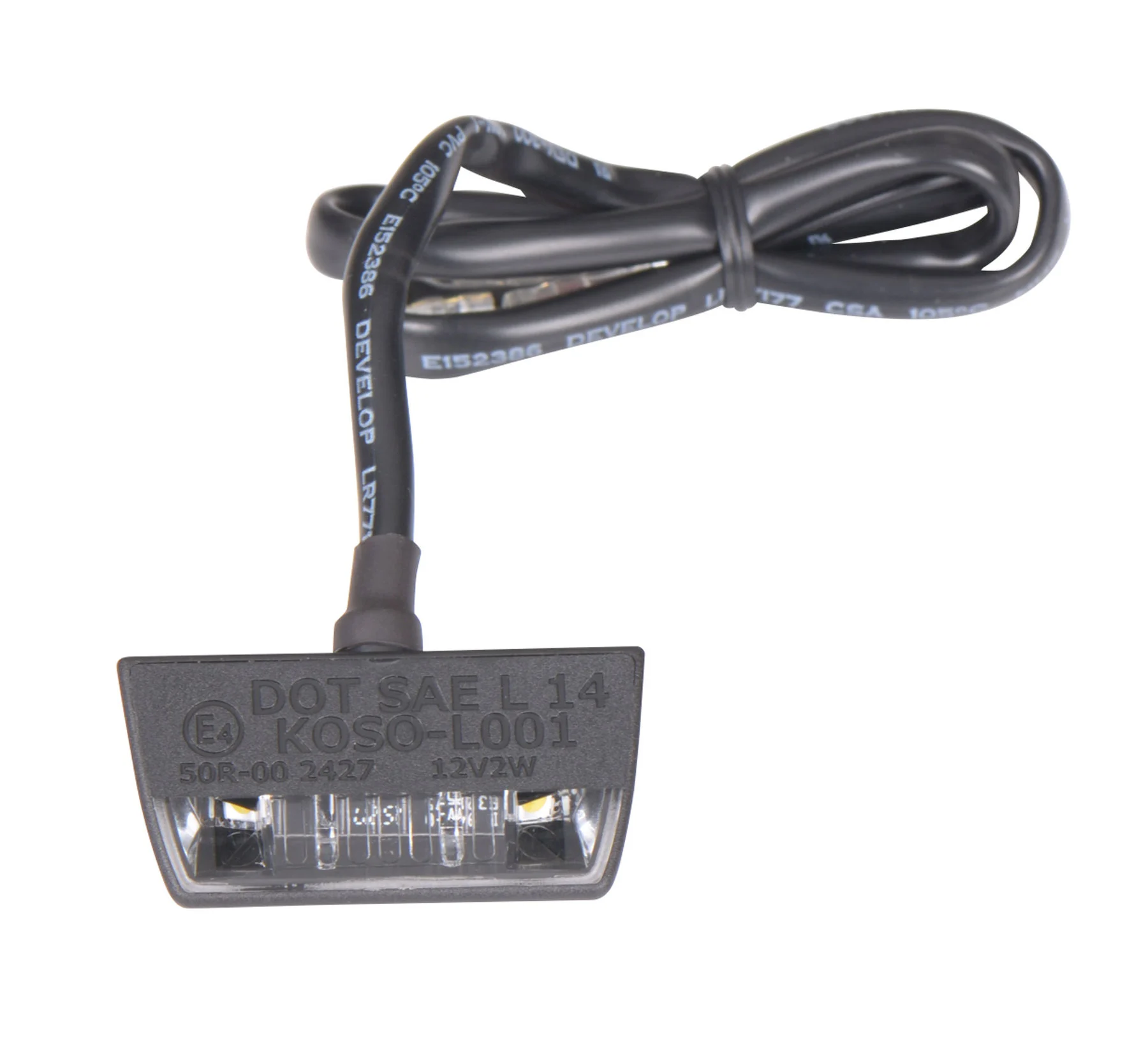 LED KOSO feu de plaque d'immatriculation