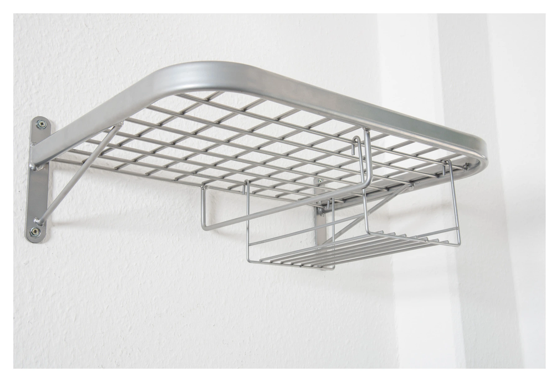 Biker Motorrad Garderobe Duo silber