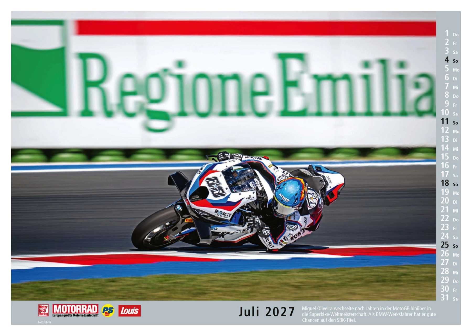 Calendrier Moto 2027