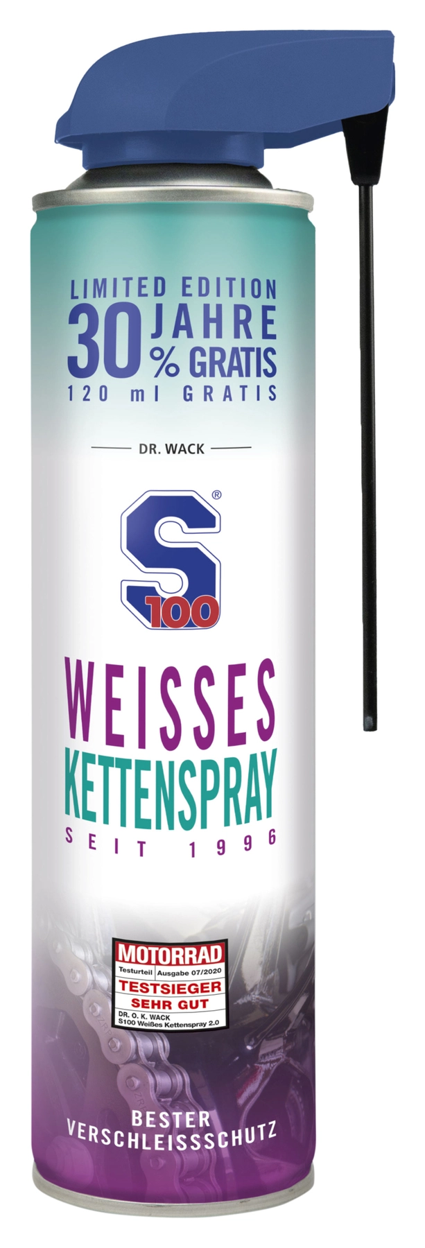 30 ans spray pour chaîne blanc