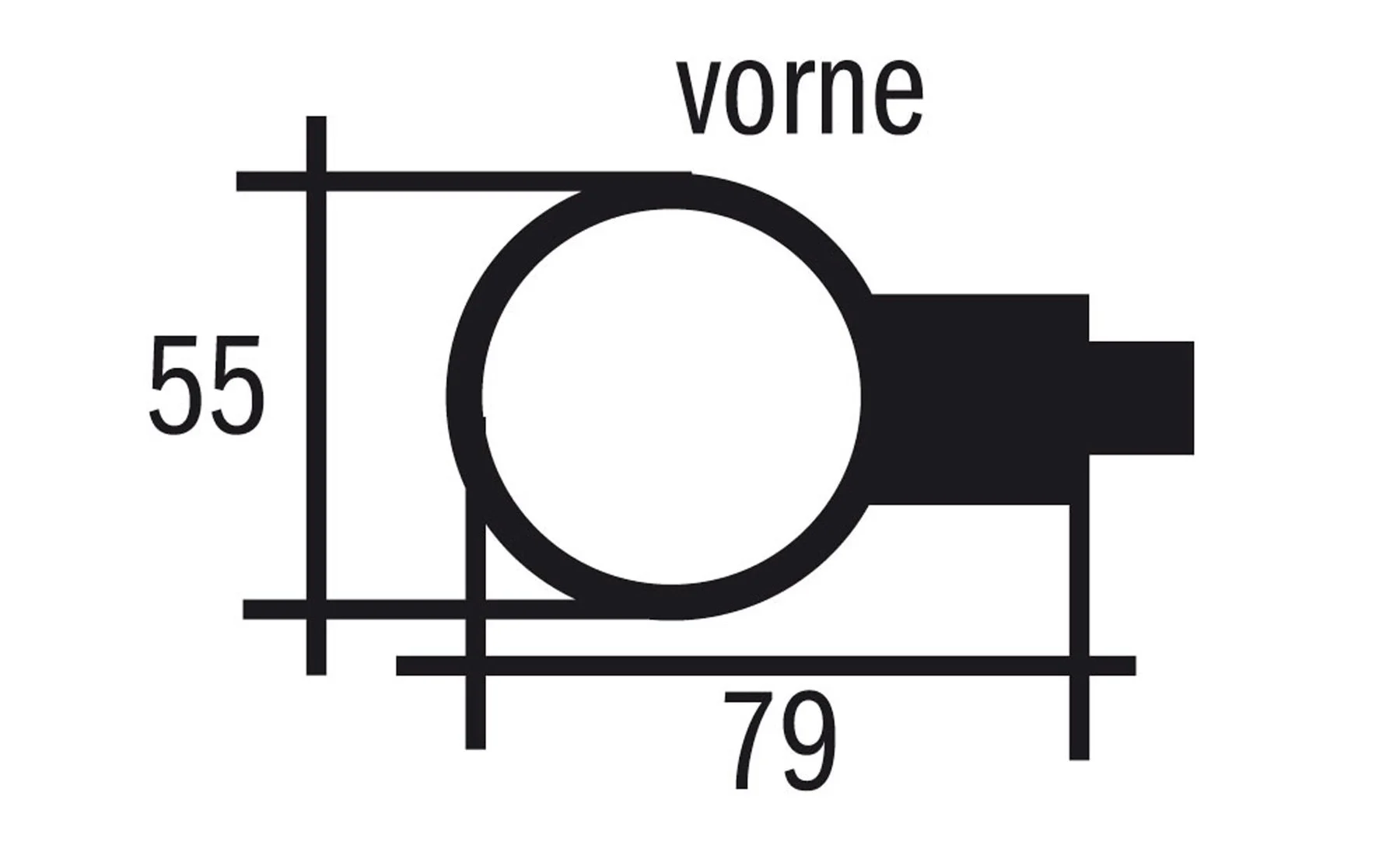 Clignotant LED avec grille