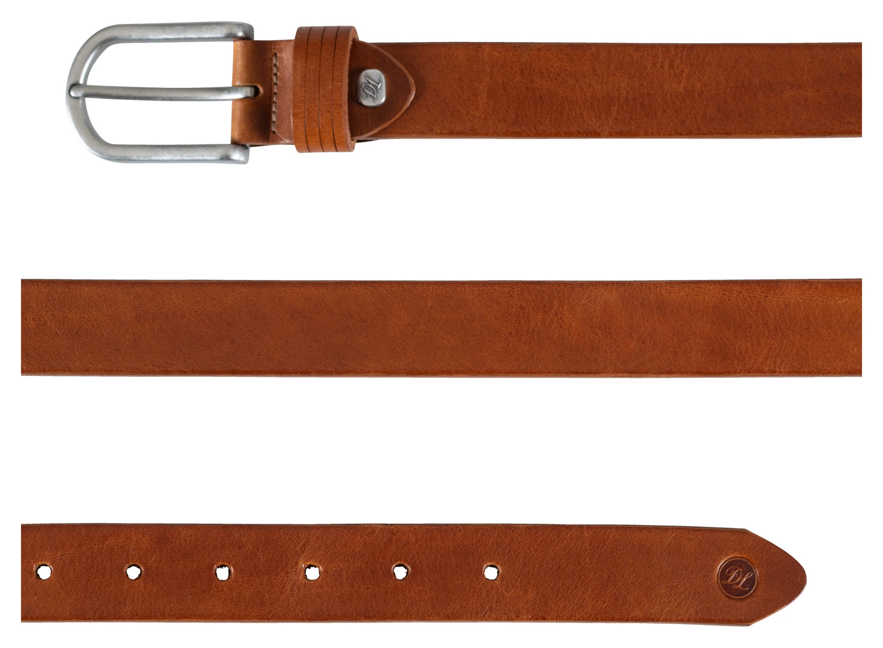 DL-8 cintura in pelle, marrone