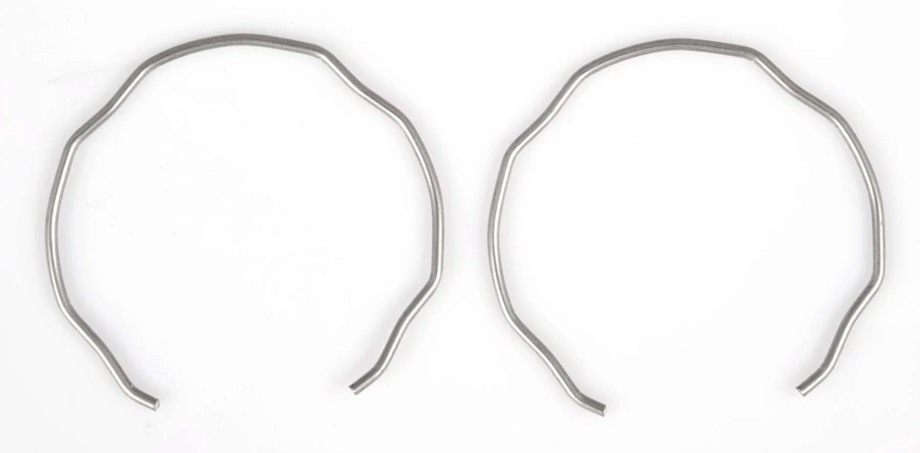 Front fork retaining rings