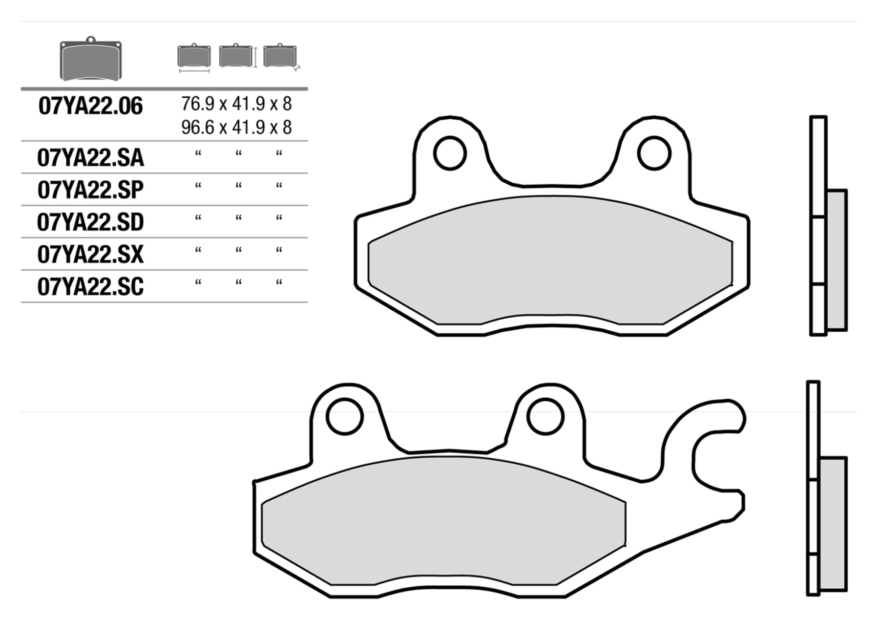 Plaquettes De Frein Metal Fritté