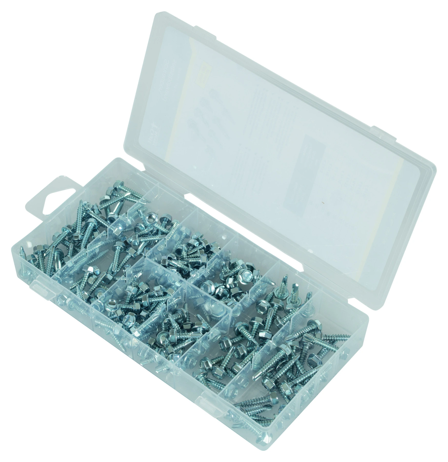 Assortment box of self-tapping screws