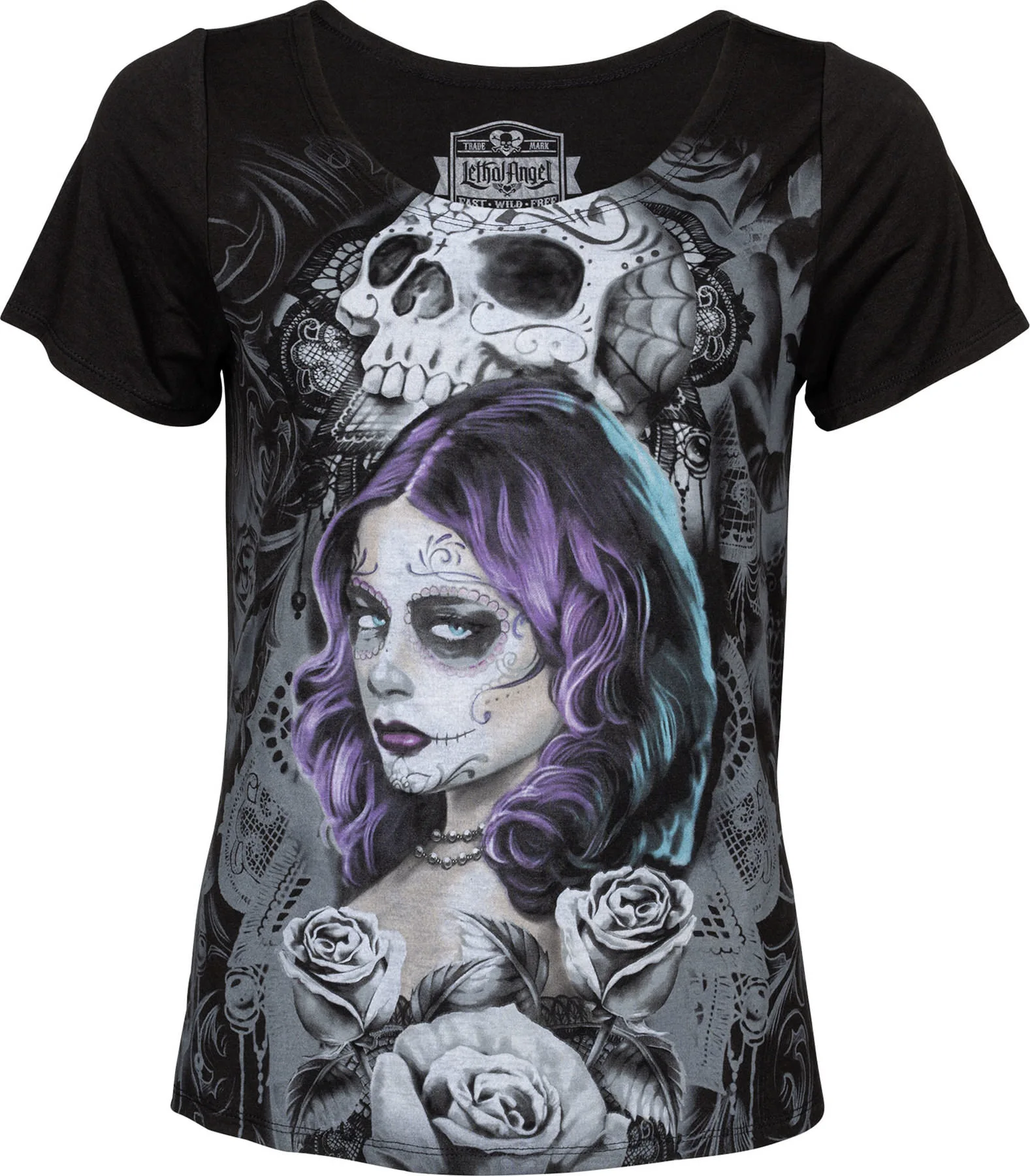 LETHAL ANGEL SHIRT DONNA