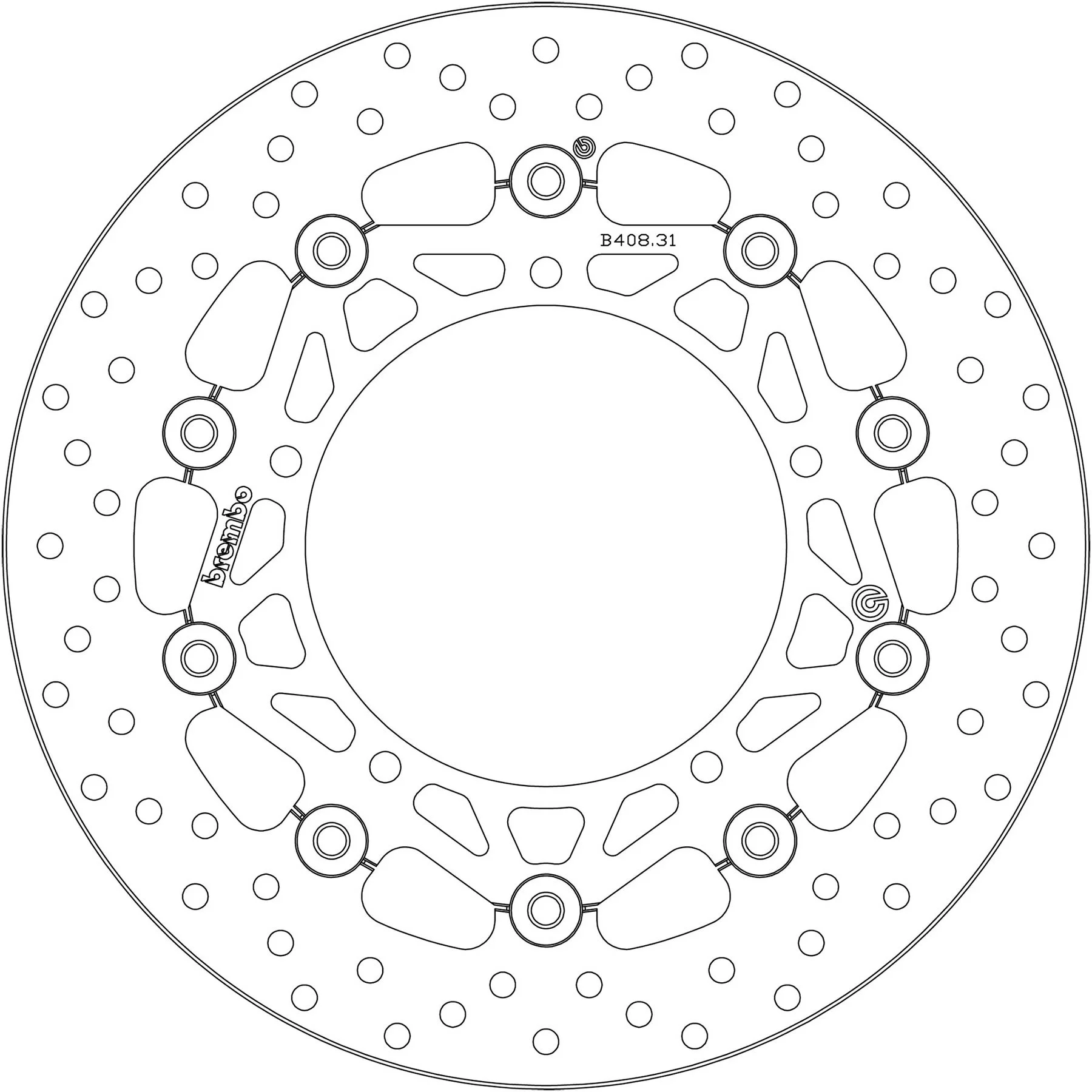 BREMBO BREMSSCHEIBE 298MM