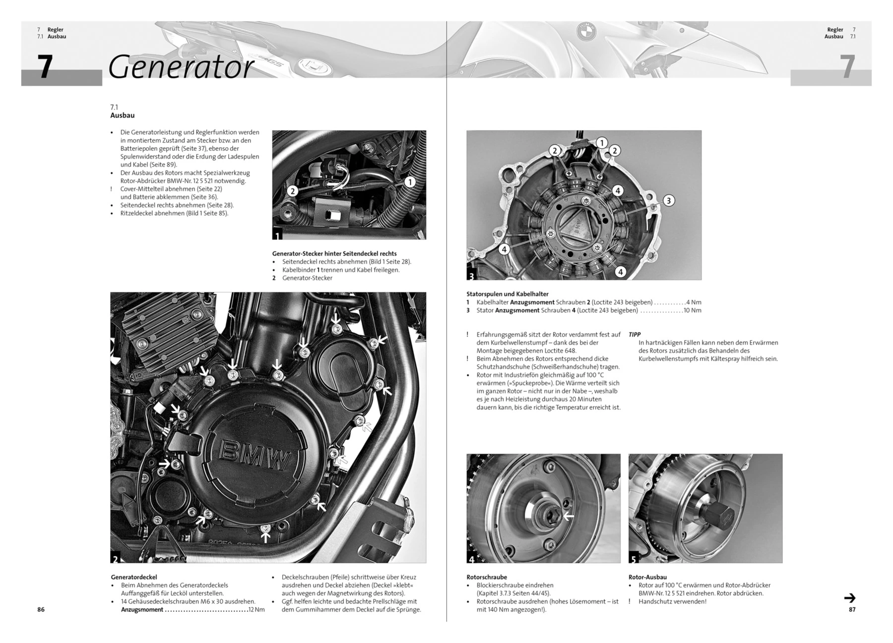 MANUALE BMW F 800/650 GS