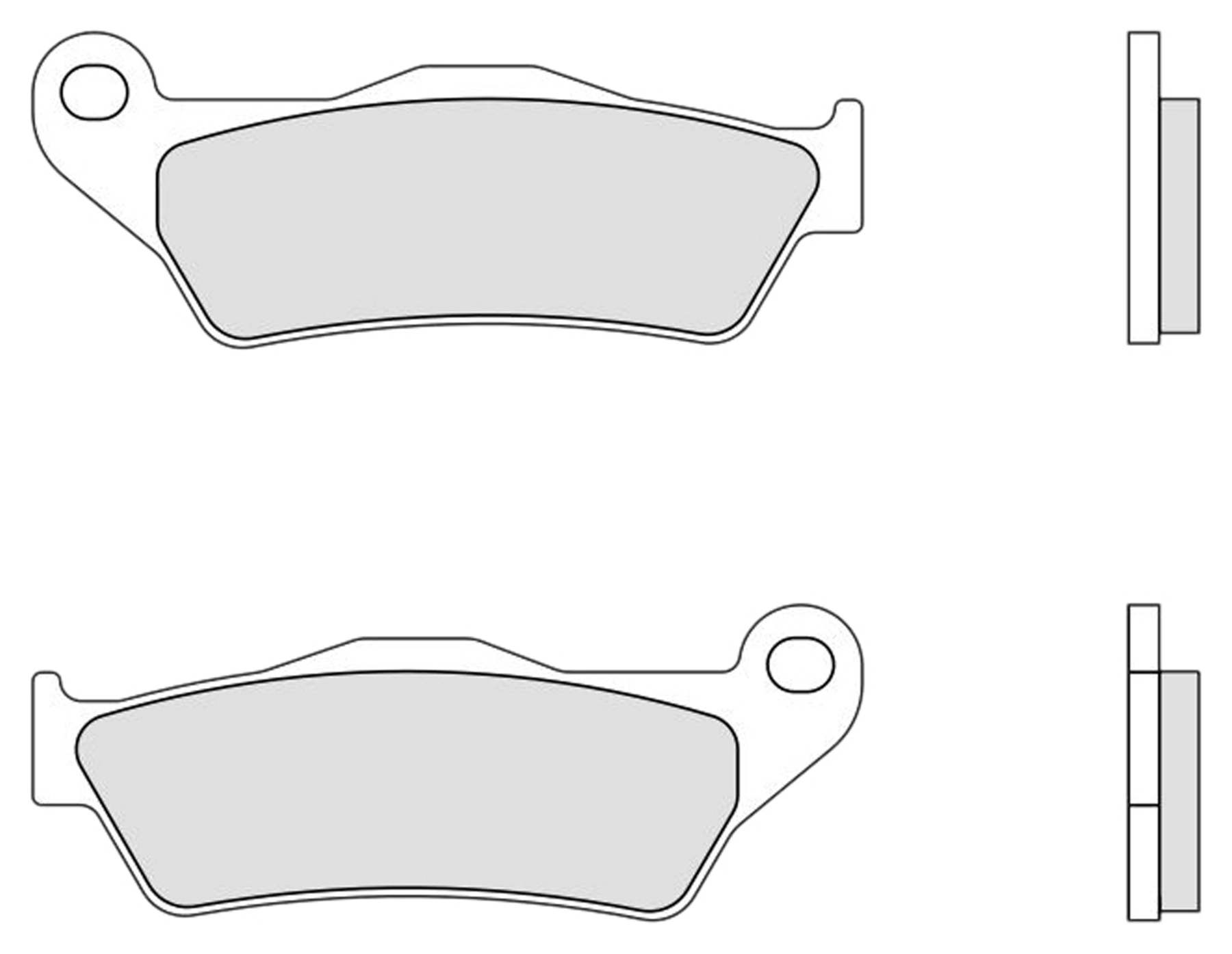 PLAQ. FREIN BREMBO FRITT.