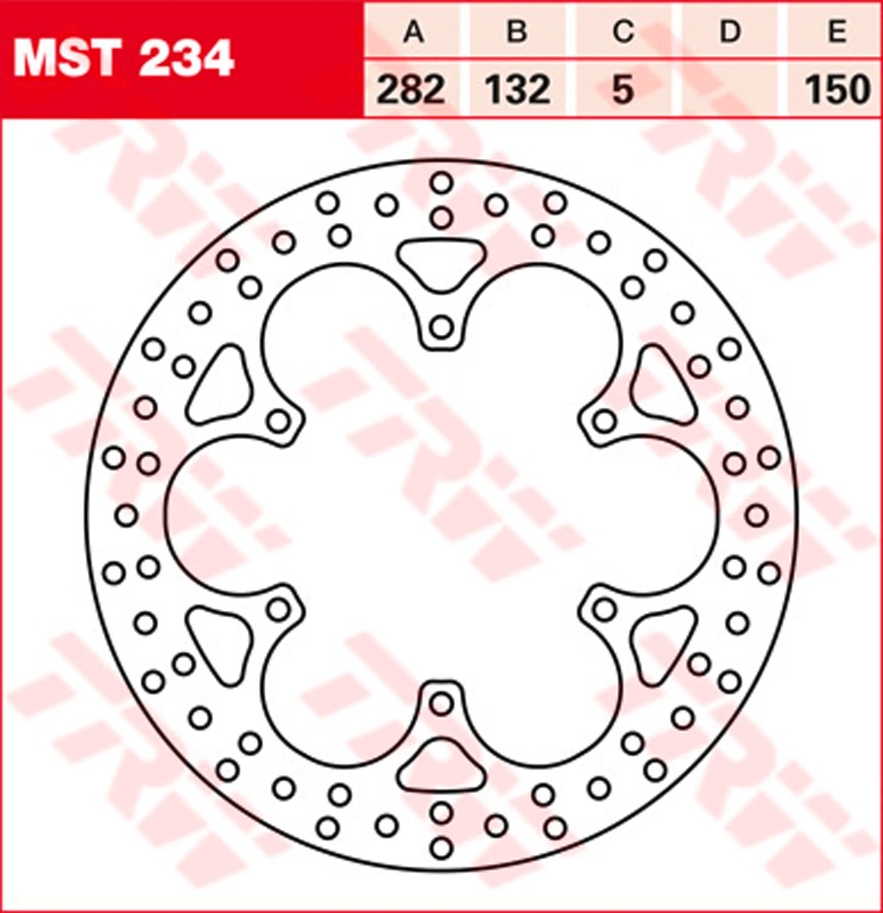 TRW BRAKE-DISC FRONT