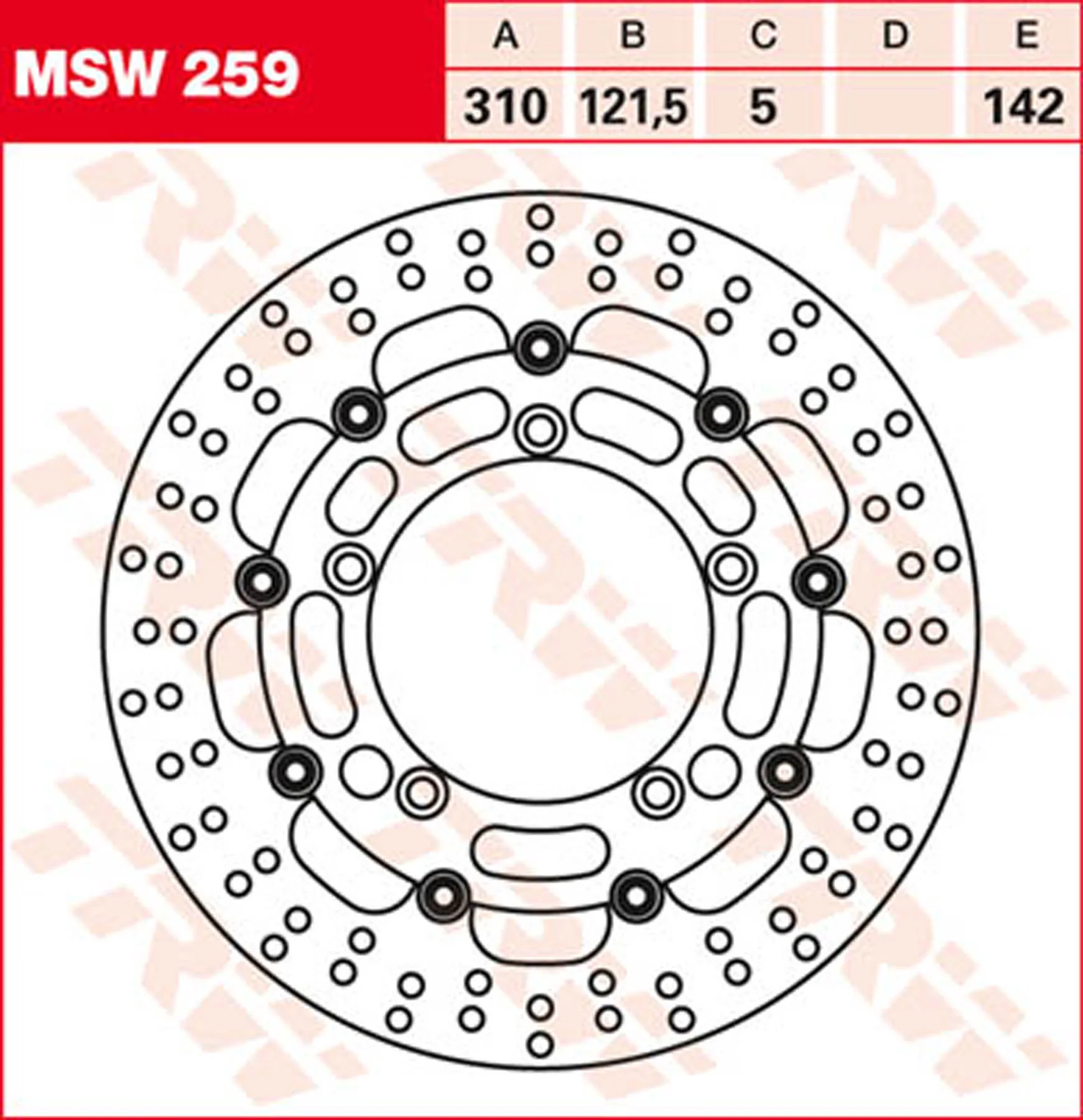 TRW BRAKE-DISC FRONT