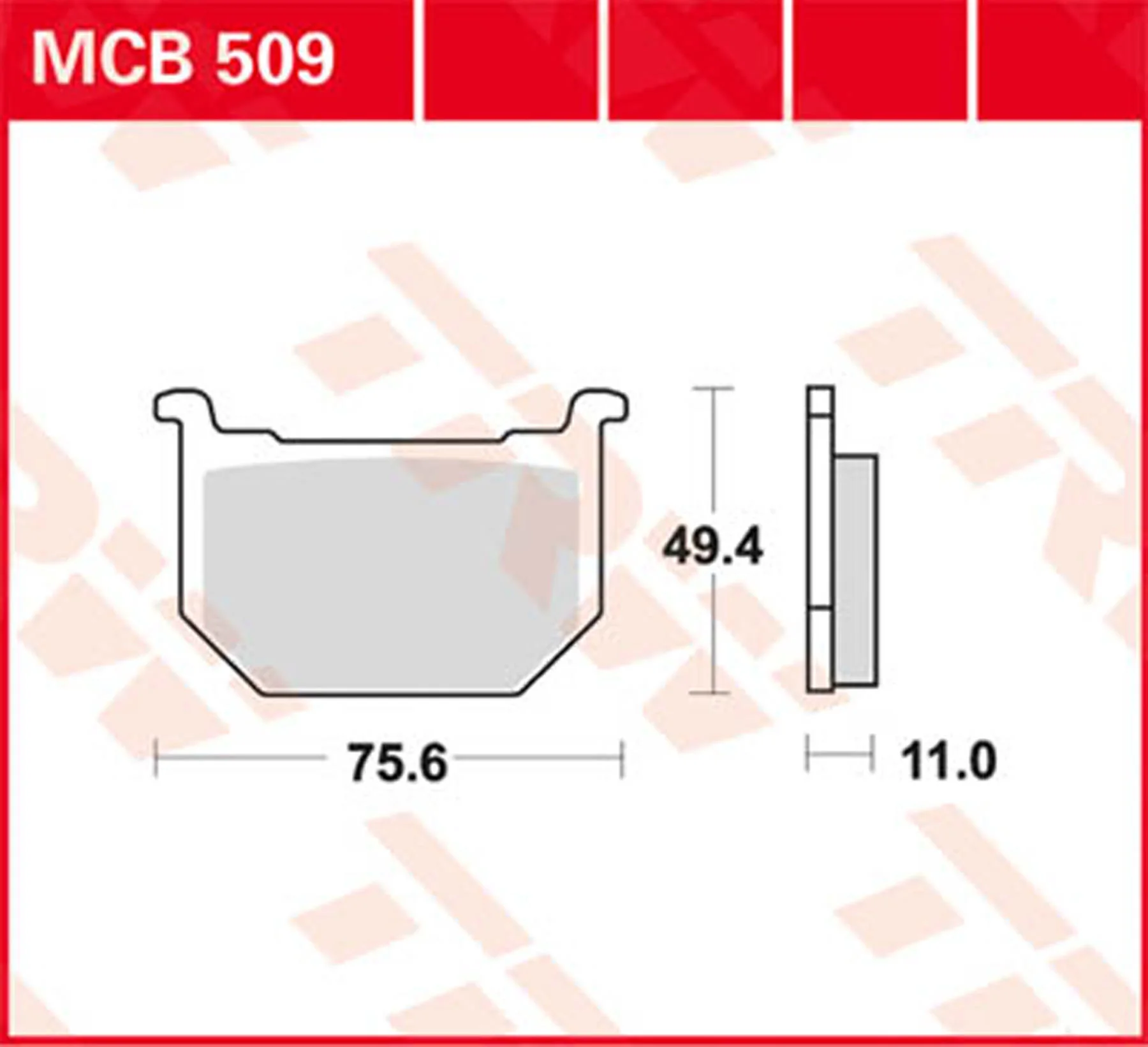 TRW BRAKEPADS ORGAN.