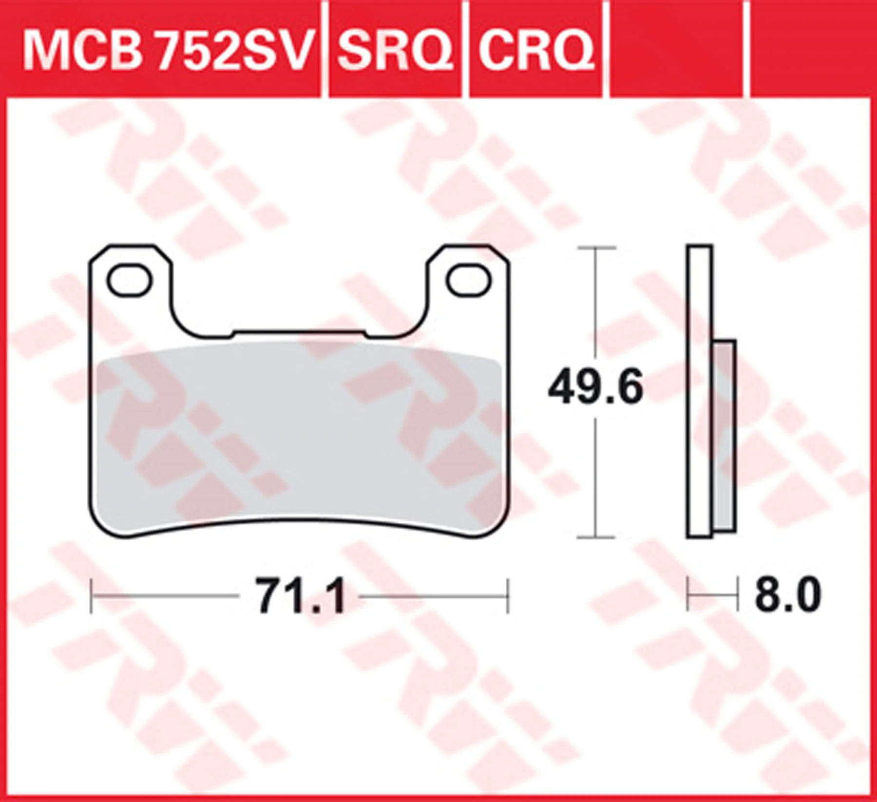 TRW BRAKE-PADS SINTER