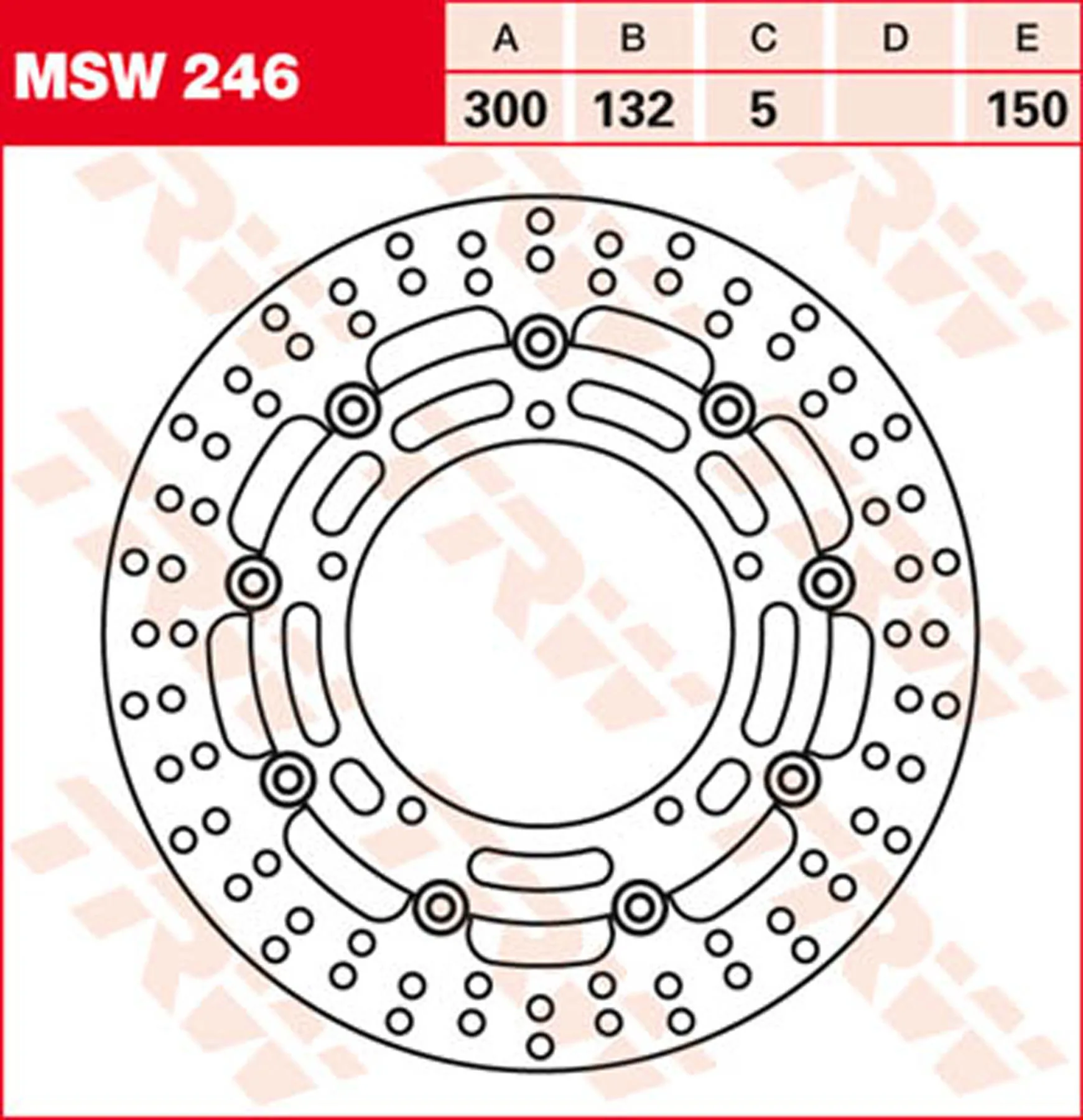 TRW BRAKE-DISC FRONT