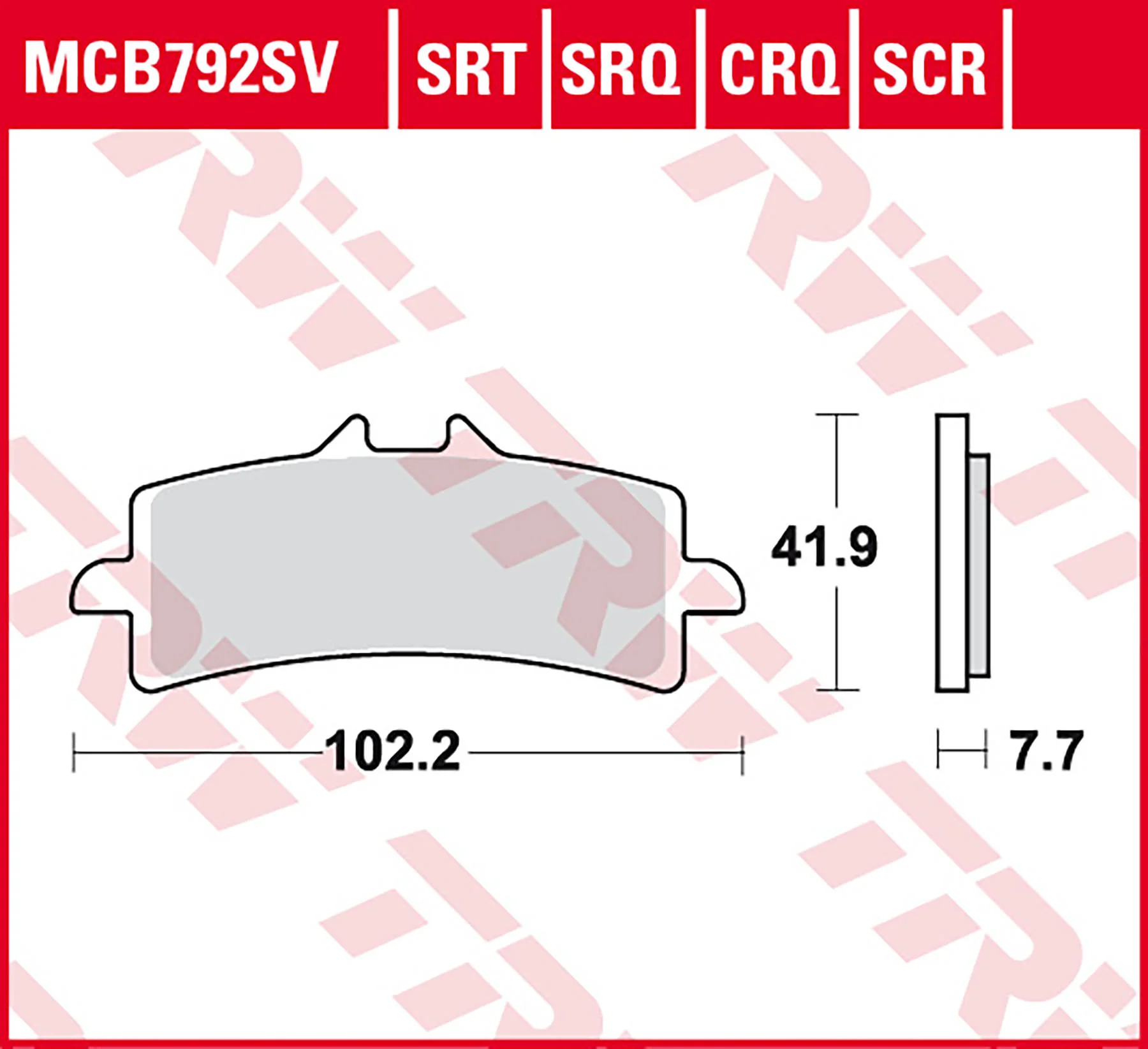 TRW BRAKE-PADS SINTER