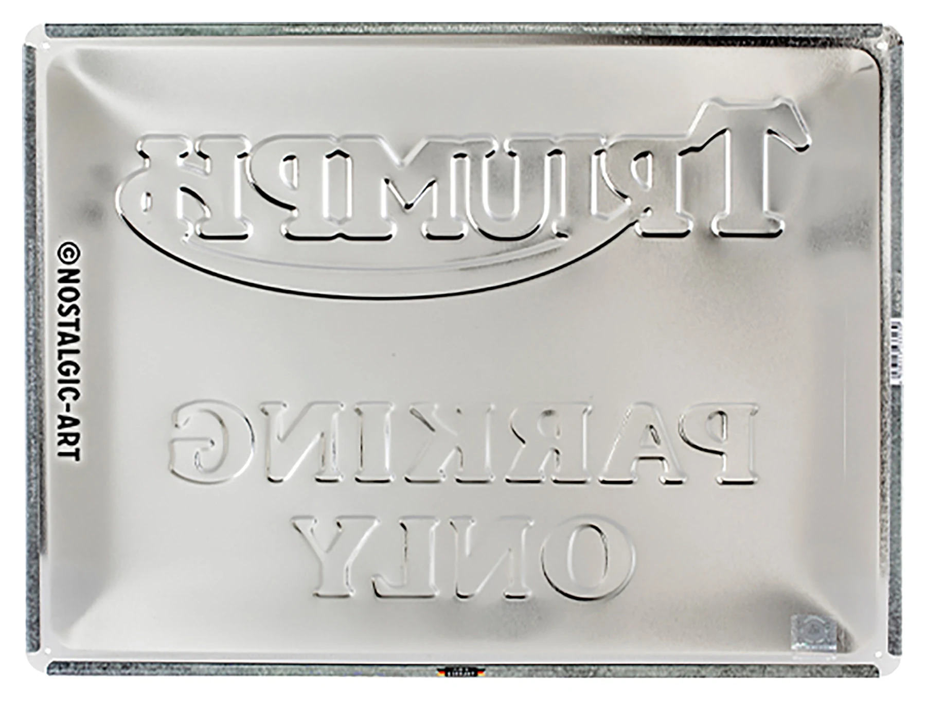 TRIUMPH METAL SIGN