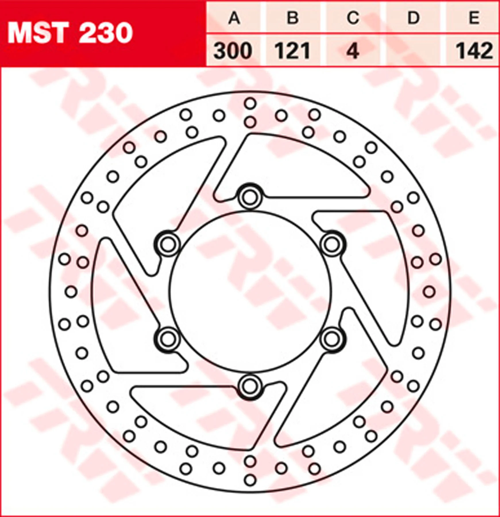 TRW BRAKE DISC, FRONT