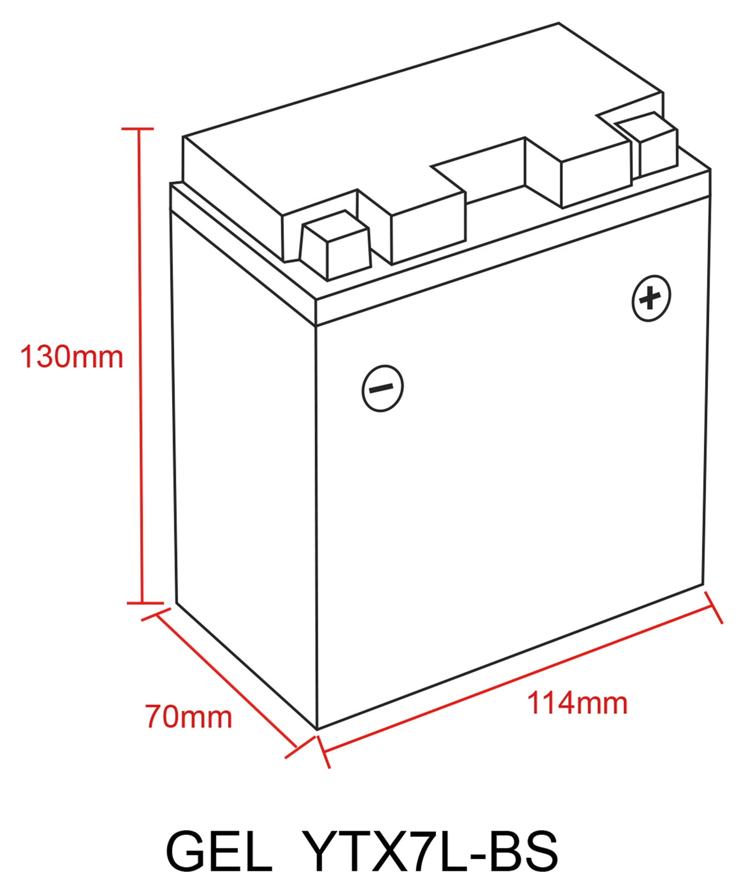 SAITO GEL BATTERY