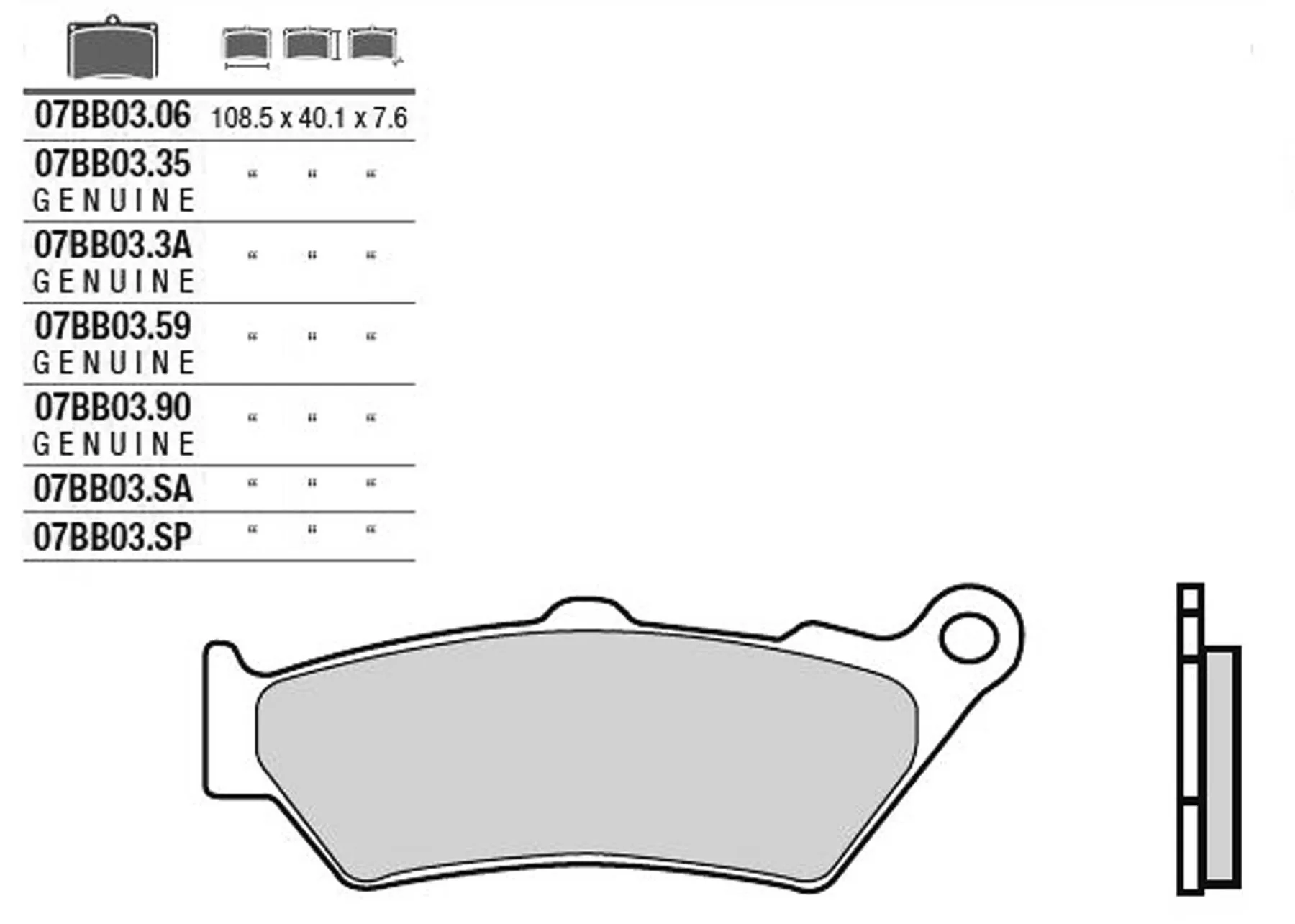 BREMBO-REMVOERING GESINT