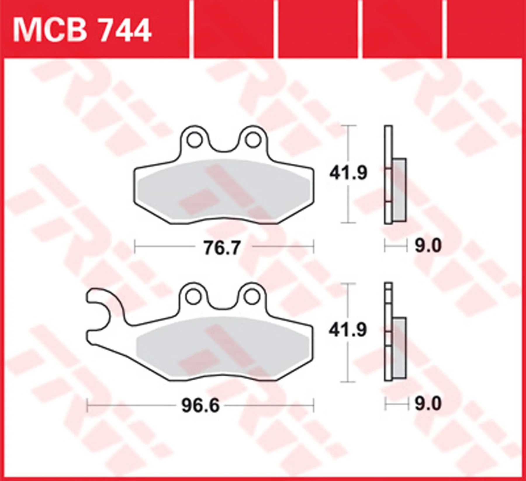 TRW BRAKE-PADS SINTER